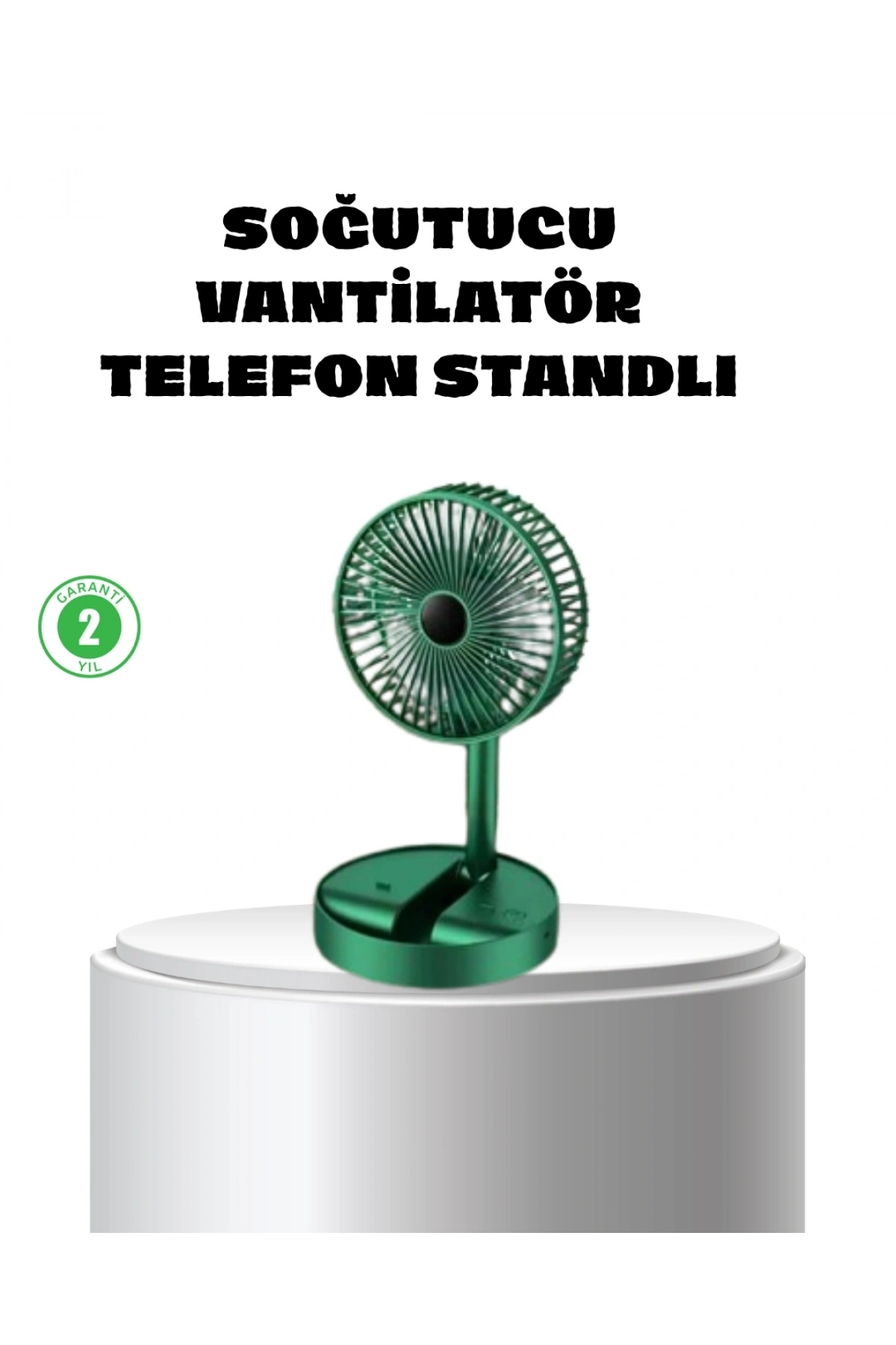 Katlanabilir Mini Fan – 3 Kademeli Soğutma, Şarjlı