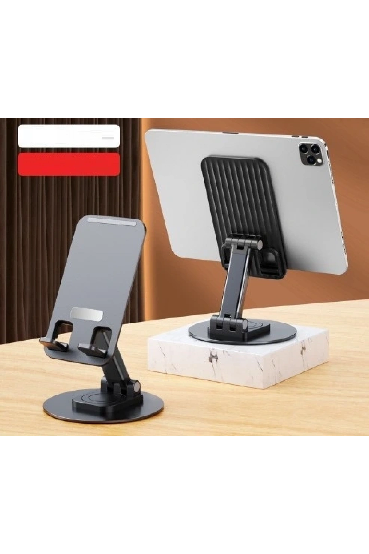 Katlanabilir Telefon Tutucu Stand Yuvarlak Tabanlı (5047)