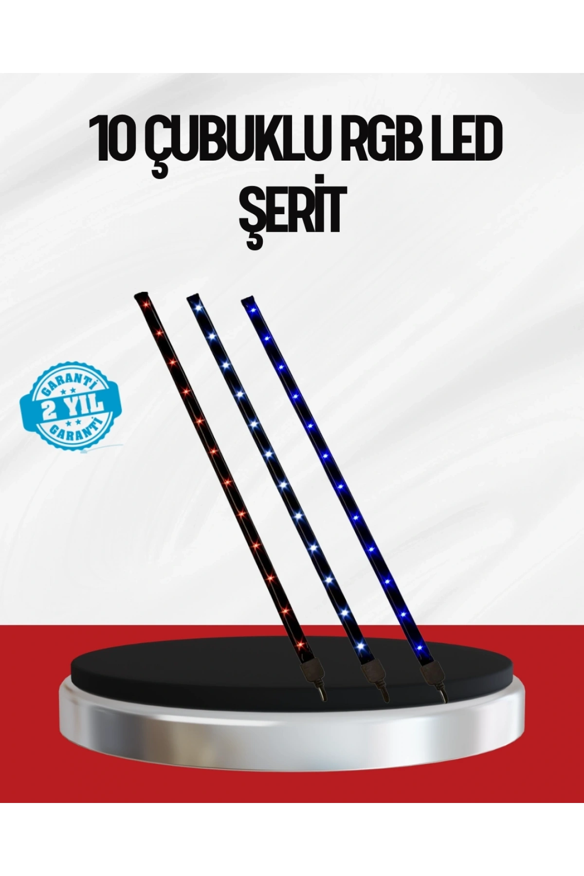 Kayan Yıldız LED Aydınlatma 10 Çubuk Dış Mekan Uyumlu