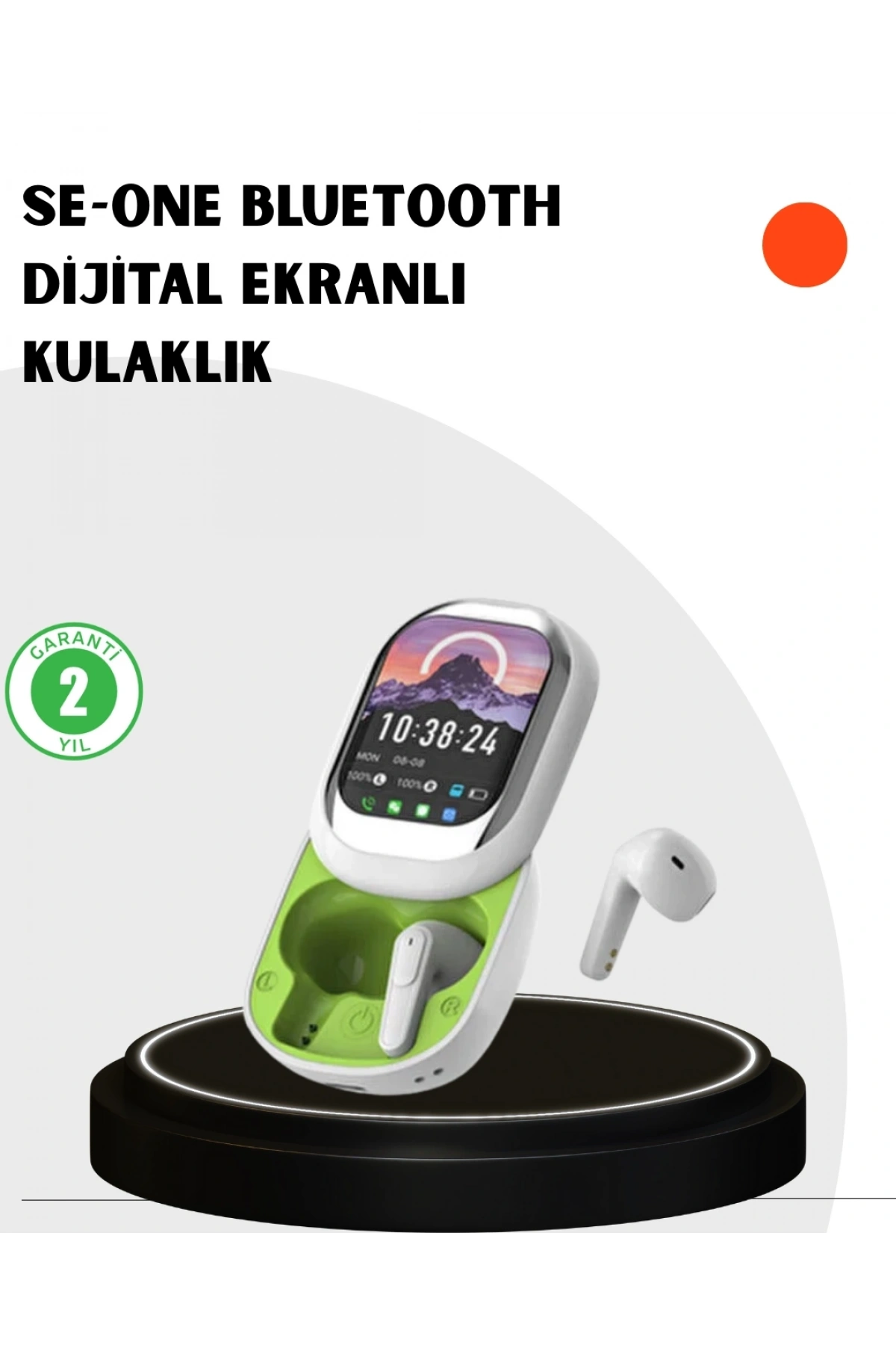 Kayar Kapaklı Şarj Kutusu Ve Dokunmatik Ekranlı Bluetooth Stereo Kulaklık