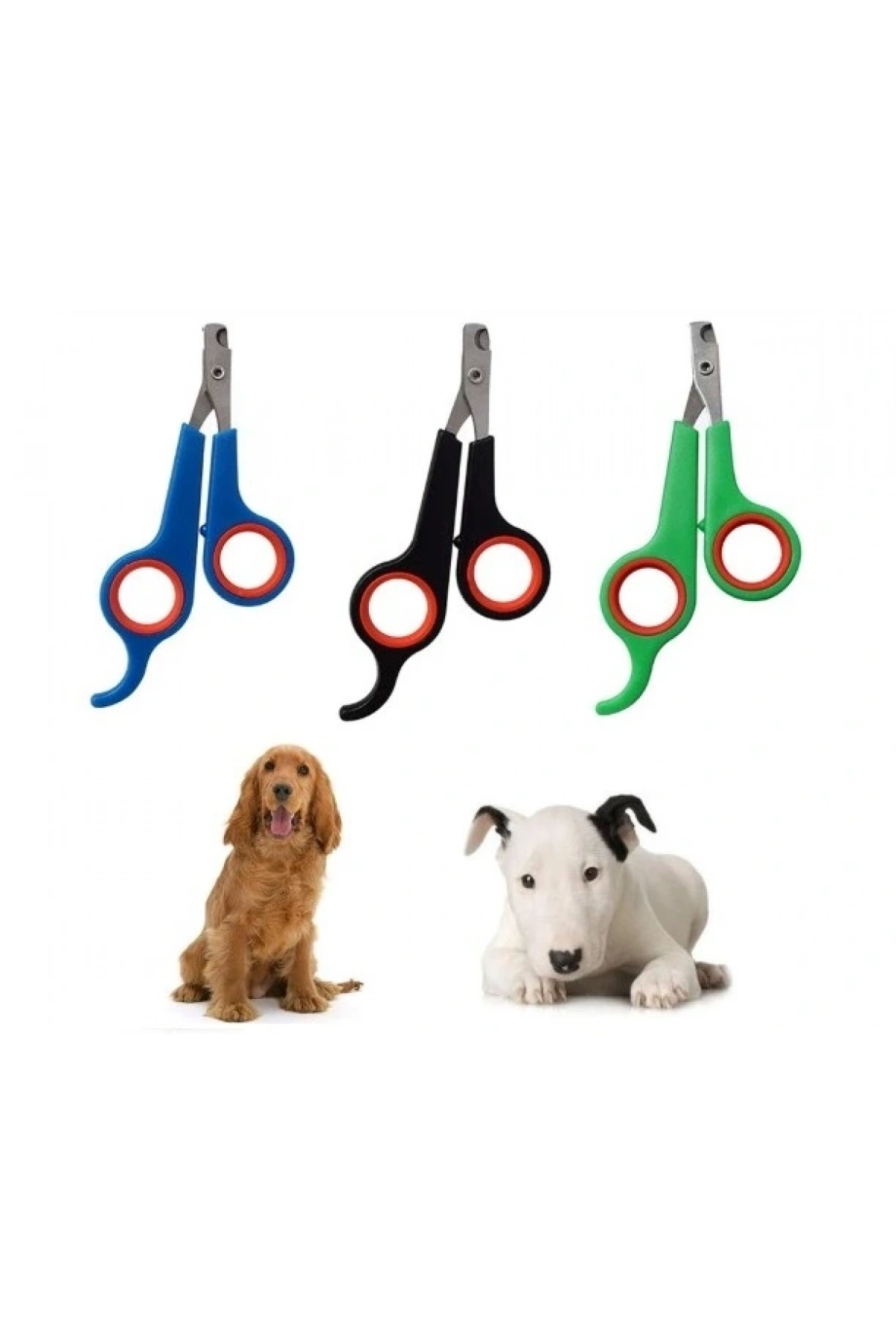 Kedi Köpek Tırnak Makası Renkli Poşetli (5047)