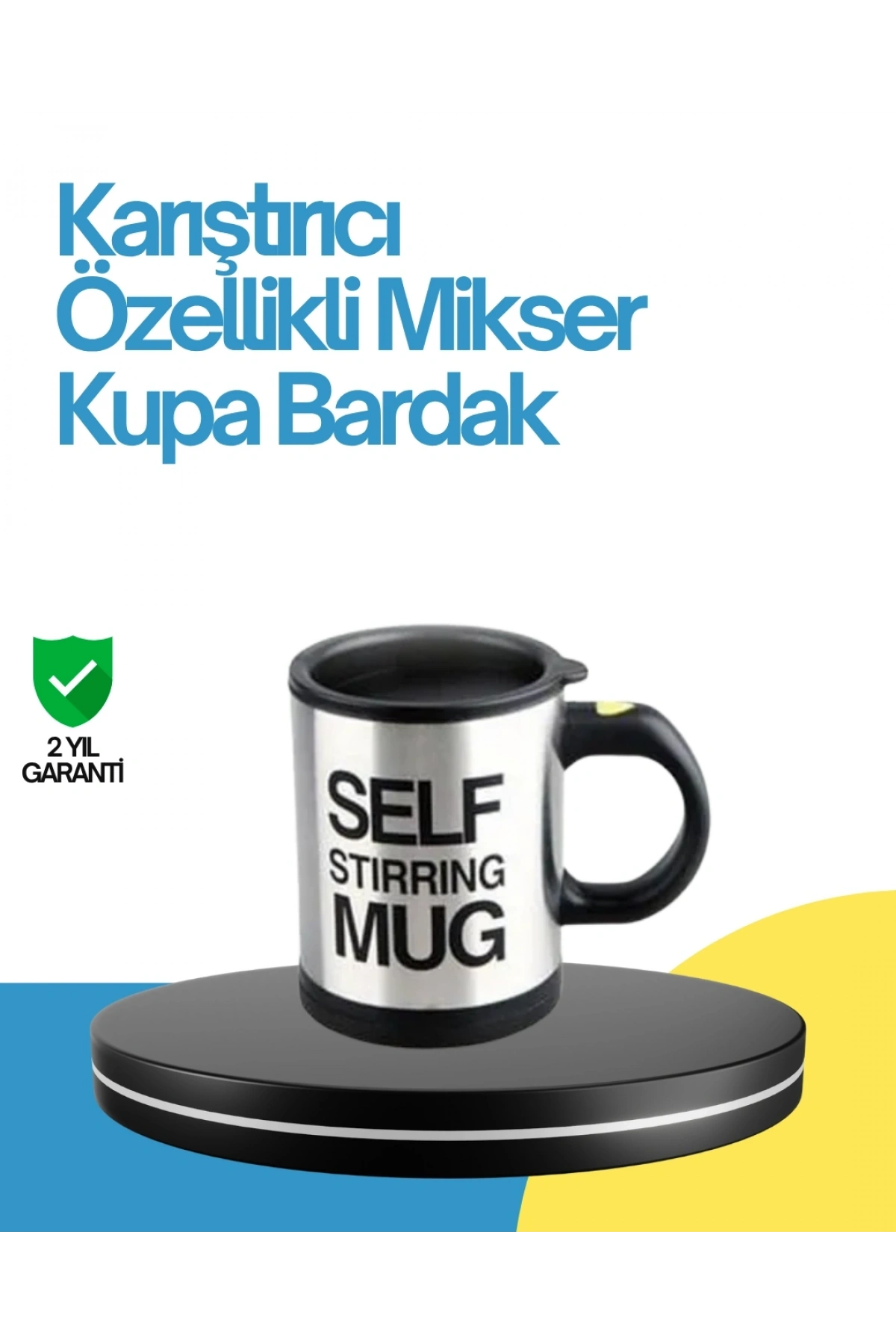 Kendi Kendini Karıştıran Termos Kupa – Pratik, Güçlü Motorlu ve Termos Özellikli