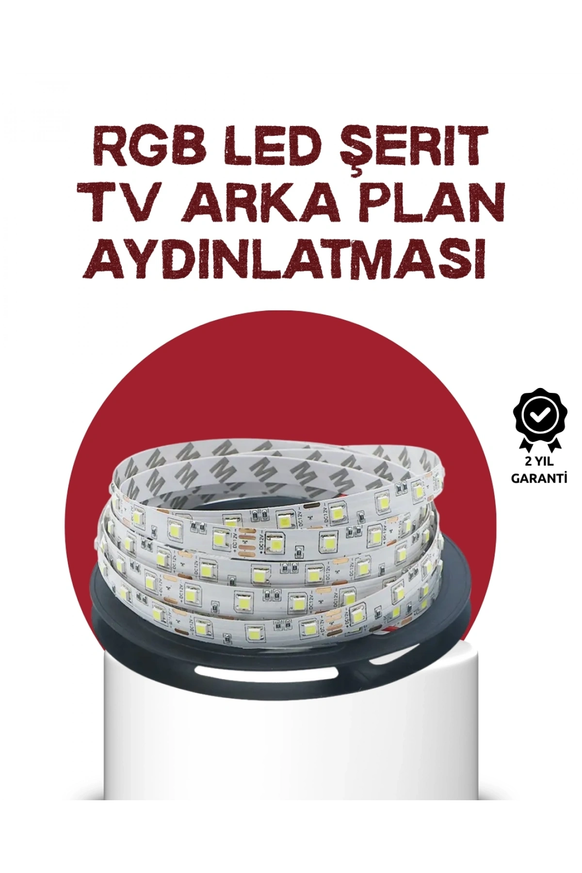 Kendinden Yapışkanlı LED Şerit Televizyon Aydınlatması 2mt
