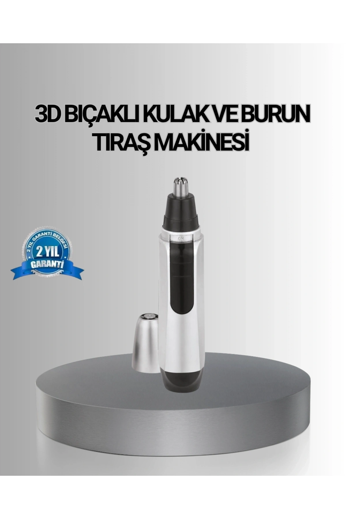 Kişisel Burun ve Kulak Tıraş Makinesi 3D Kavisli  ve Kompakt Tasarım