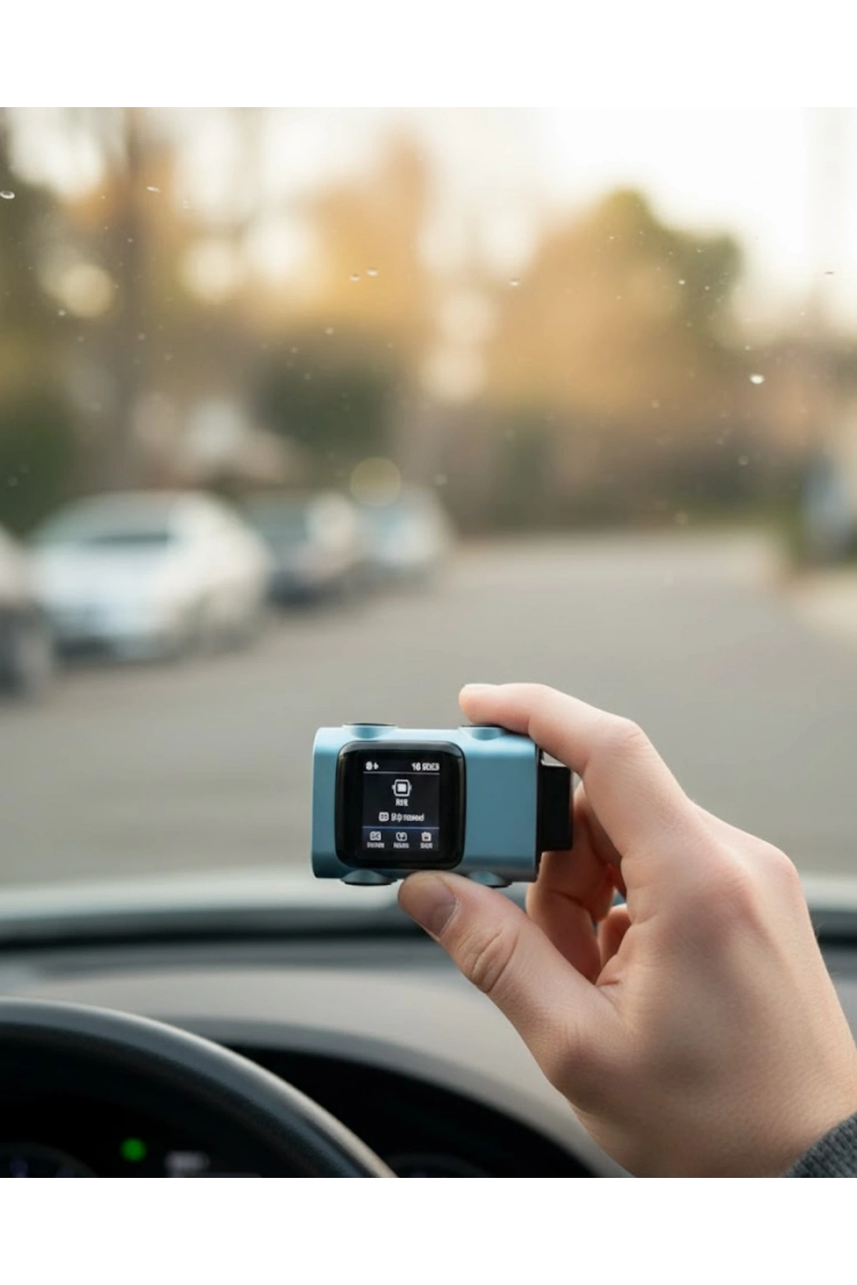 Kompakt Dash Kamera USB Şarj TF Kart Destekli