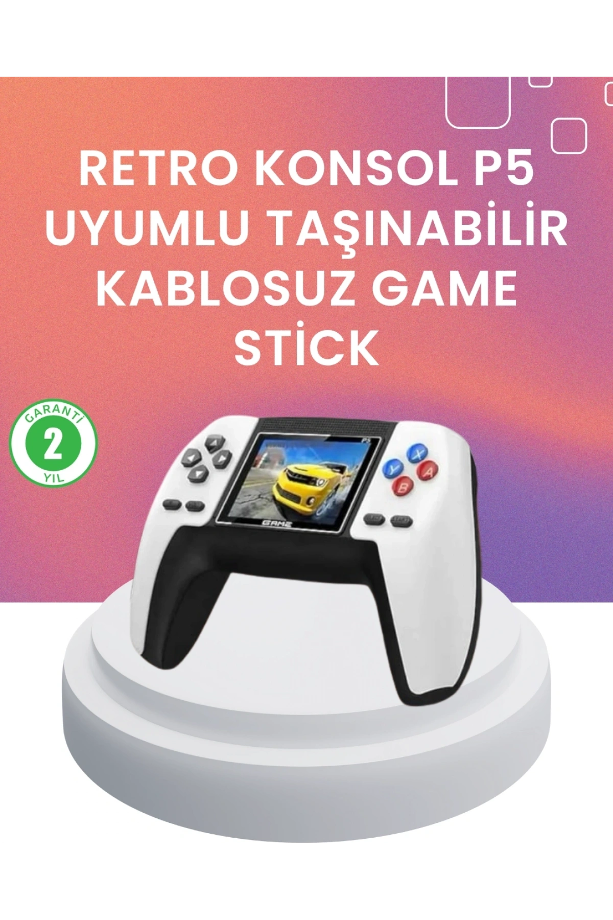 Kompakt Retro Oyun Konsolu | P5 GamePad ile Eski Günlere Dönün