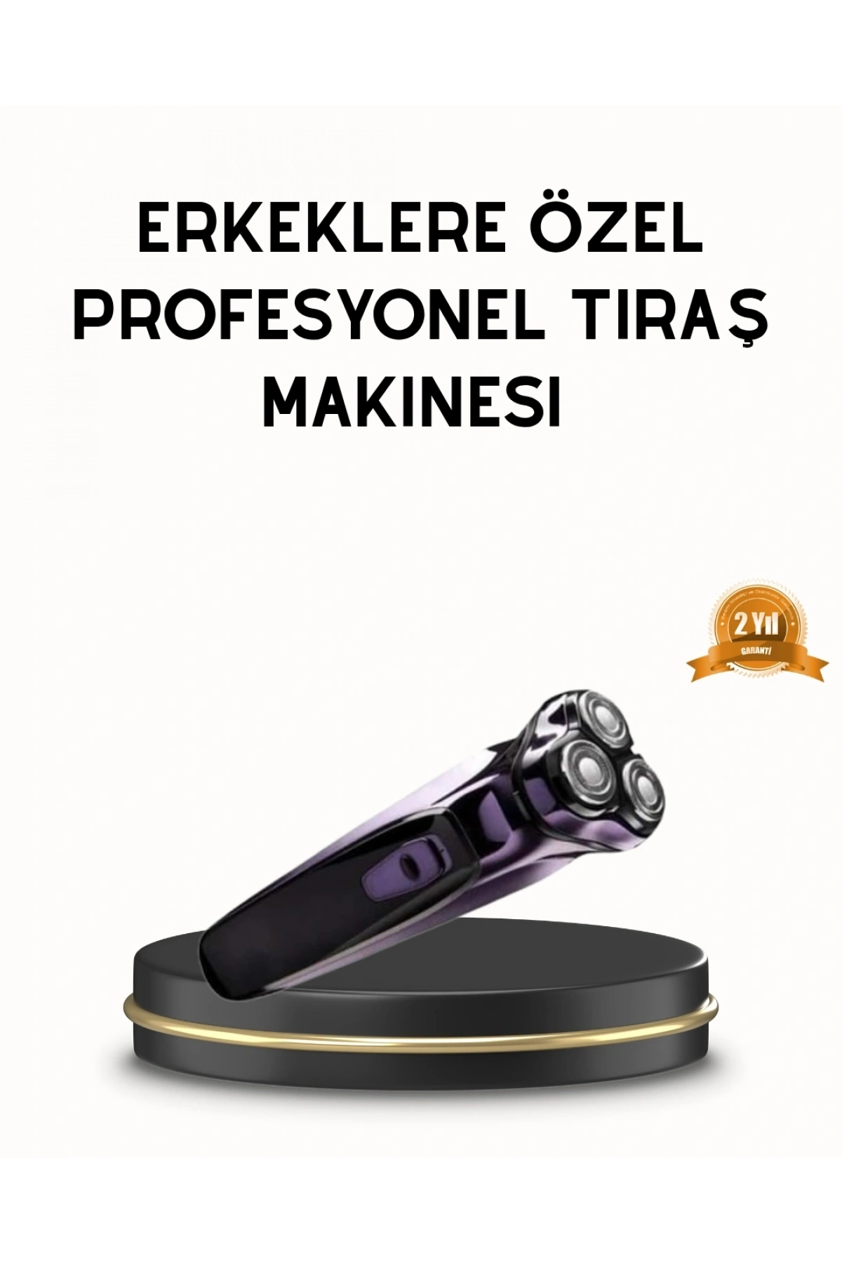 Kompakt Şarjlı Saç Sakal Tıraş Makinesi Kuru Kullanım Özellikli