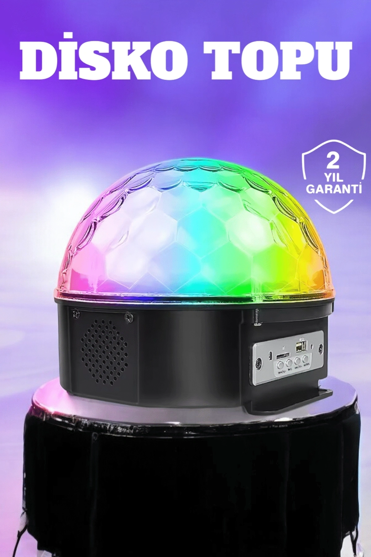 Kompakt Tasarımlı, Telefon Kontrollü Disko Topu Işıkları