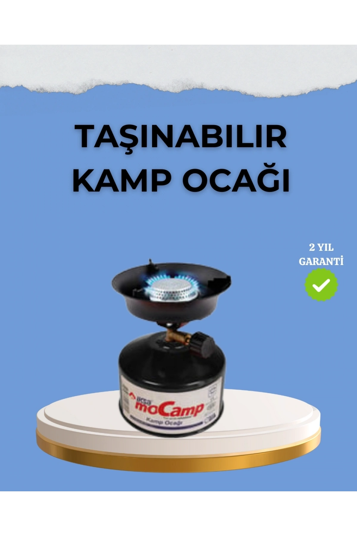 Kompakt ve Hafif Kamp Ocağı Seti Gaz Tüplü