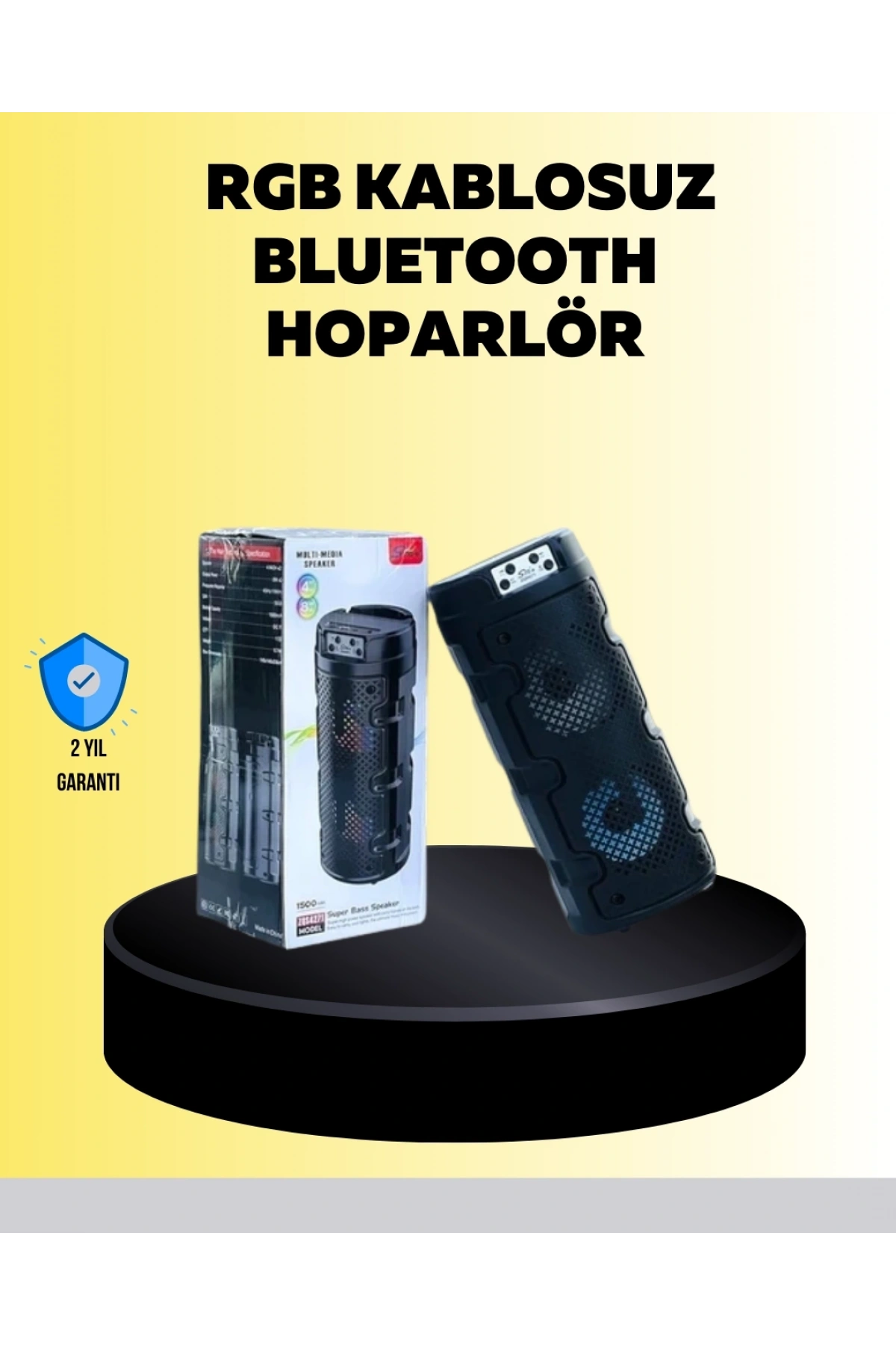 Kompakt ve Şık Tasarımlı Taşınabilir Hoparlör