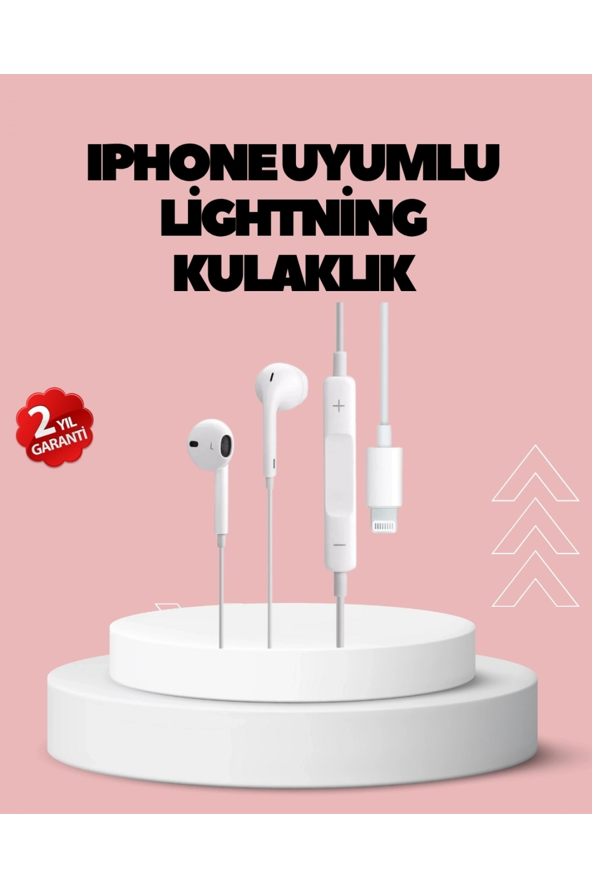 Konforlu Ergonomik Kare Tasarımlı Müzik ve Çağrı Kulaklığı