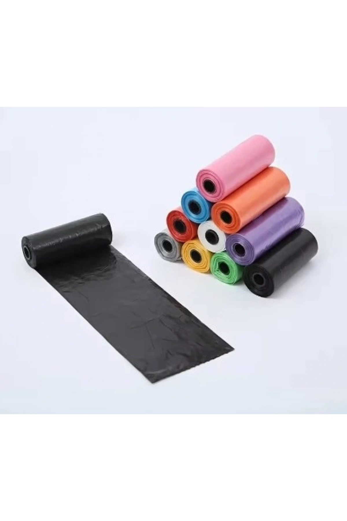 Köpek Dışkı Poşeti 4lü Düz Renk Set (5047)