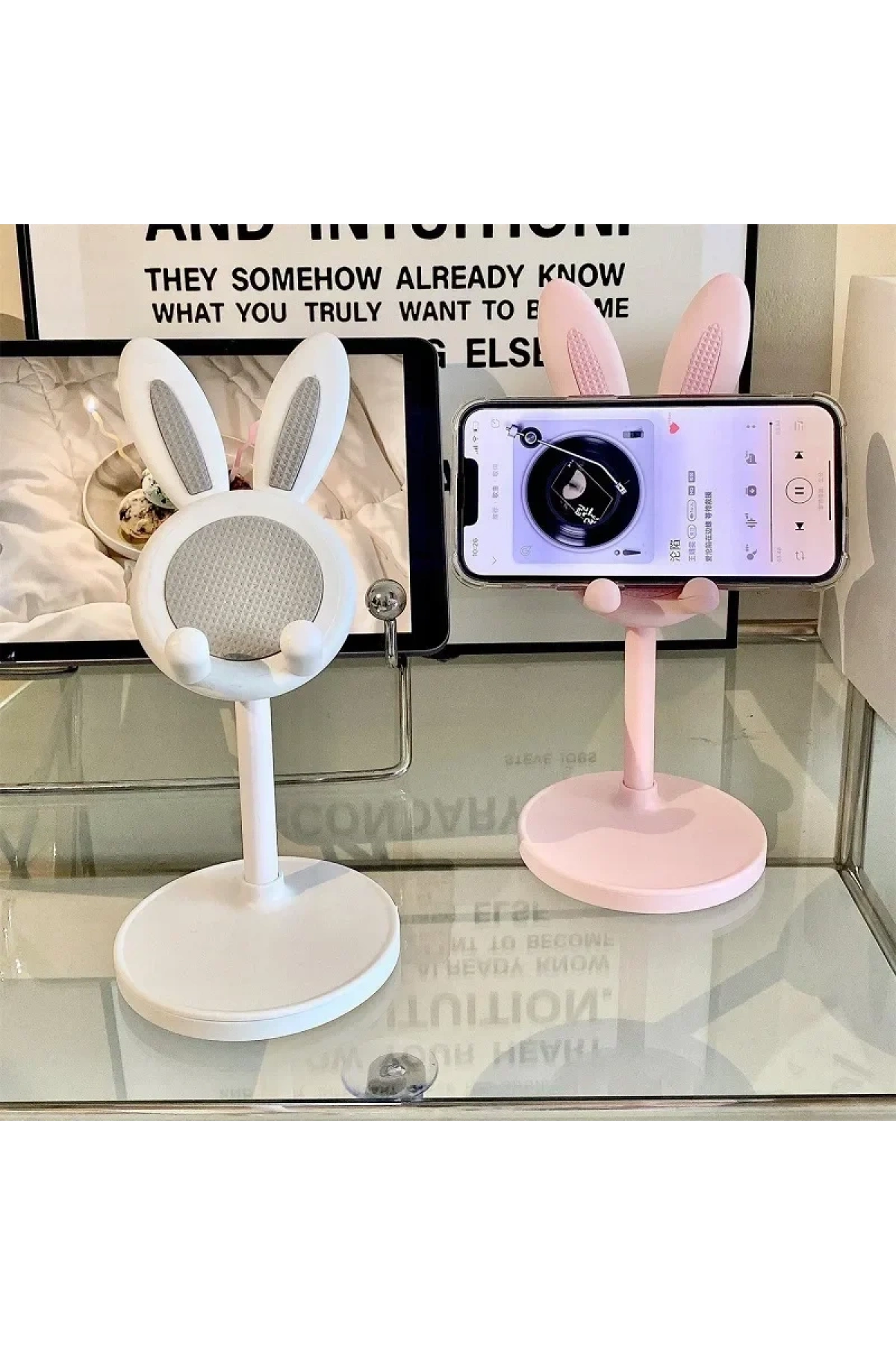 Köpek Kulak Stili Cep Telefonu Tutucu (5047)