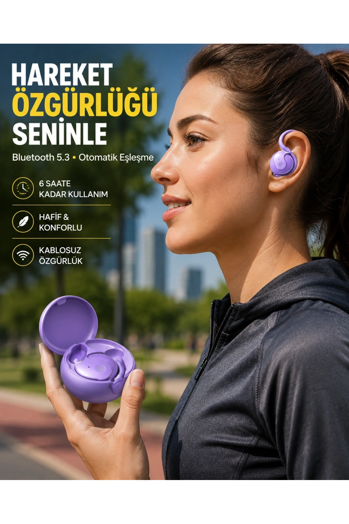 Kulak Arkası Bluetooth Kulaklık, Gürültü Azaltma