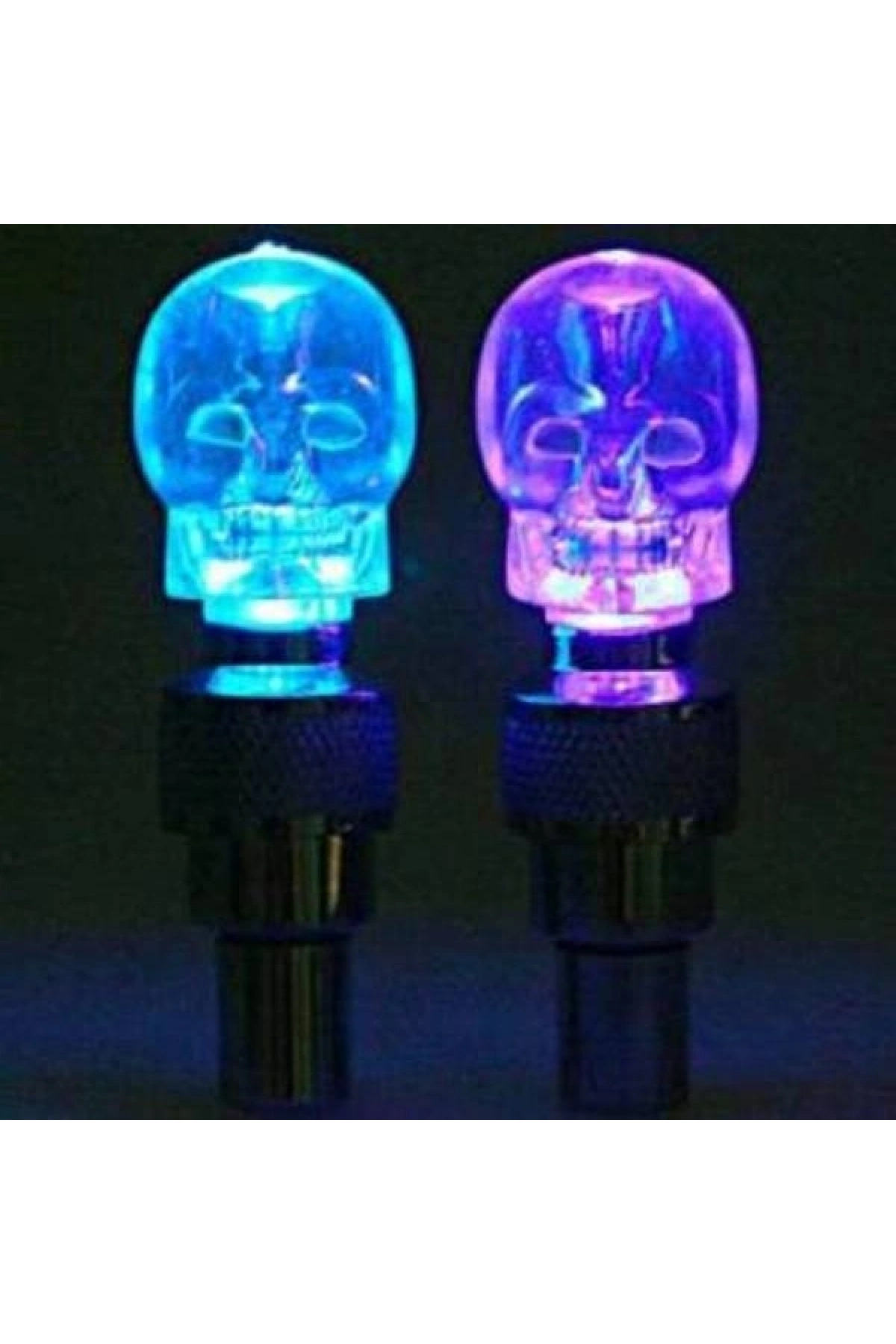 Kurukafa Şeklinde Işıklı Sibop Kapağı (2 Adet)