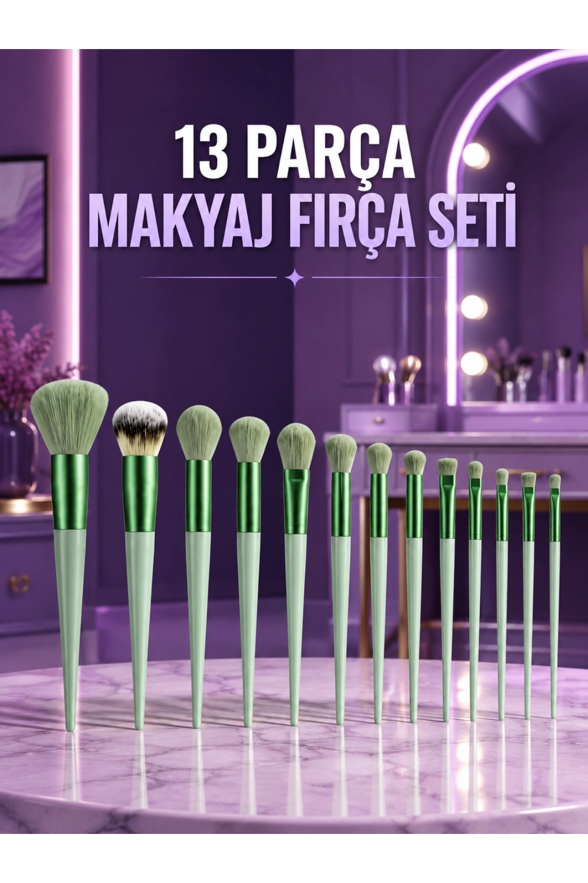 Kusursuz Makyaj İçin Yumuşak ve Dayanıklı Makyaj Fırça Seti