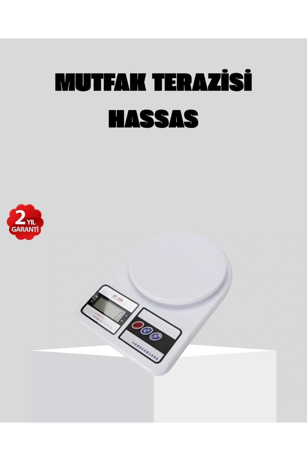 LCD Ekranlı Hassas Dijital Mutfak Terazisi – 5kg Kapasite, 1g Hassasiyet