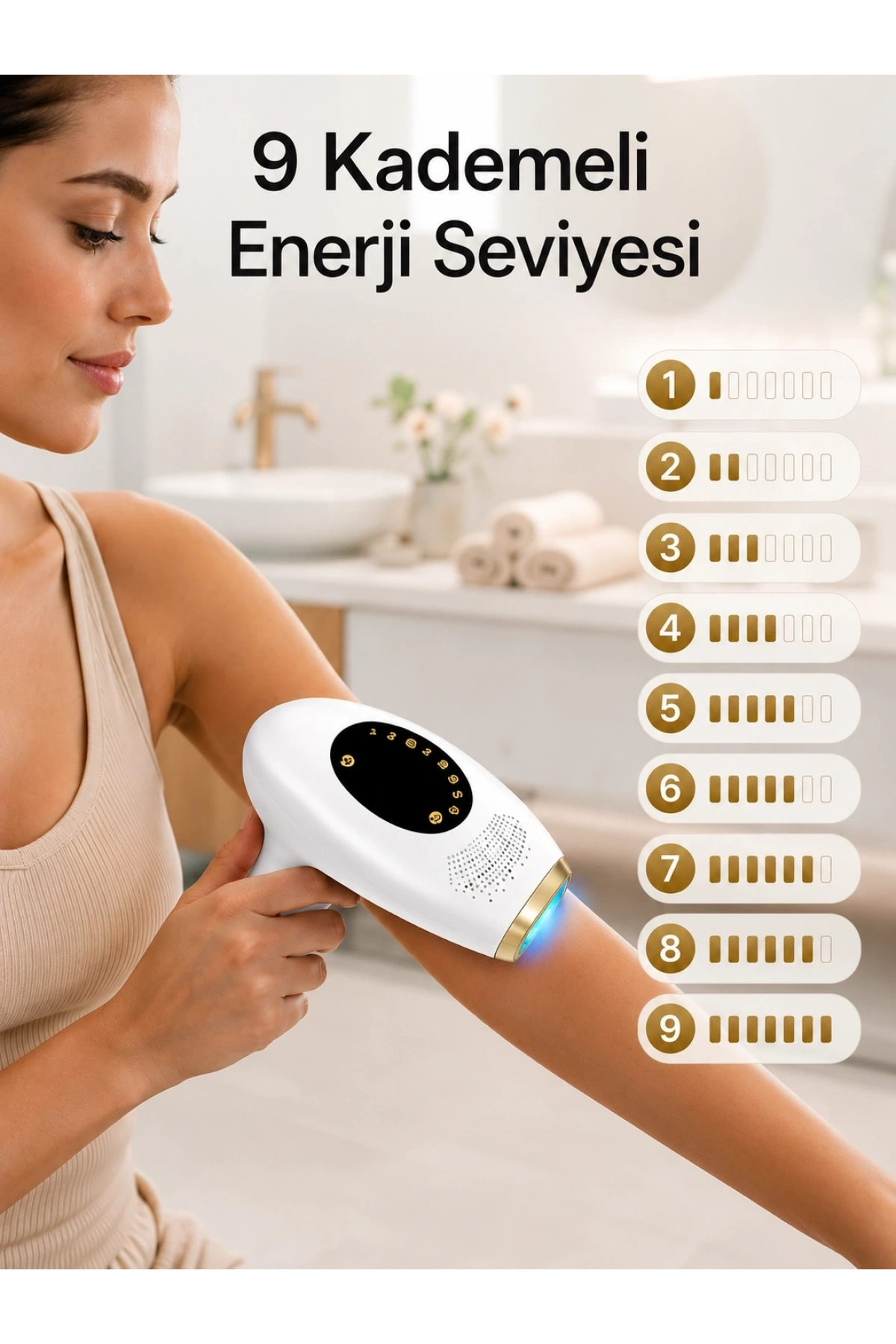 LCD Ekranlı Profesyonel IPL Epilasyon Cihazı