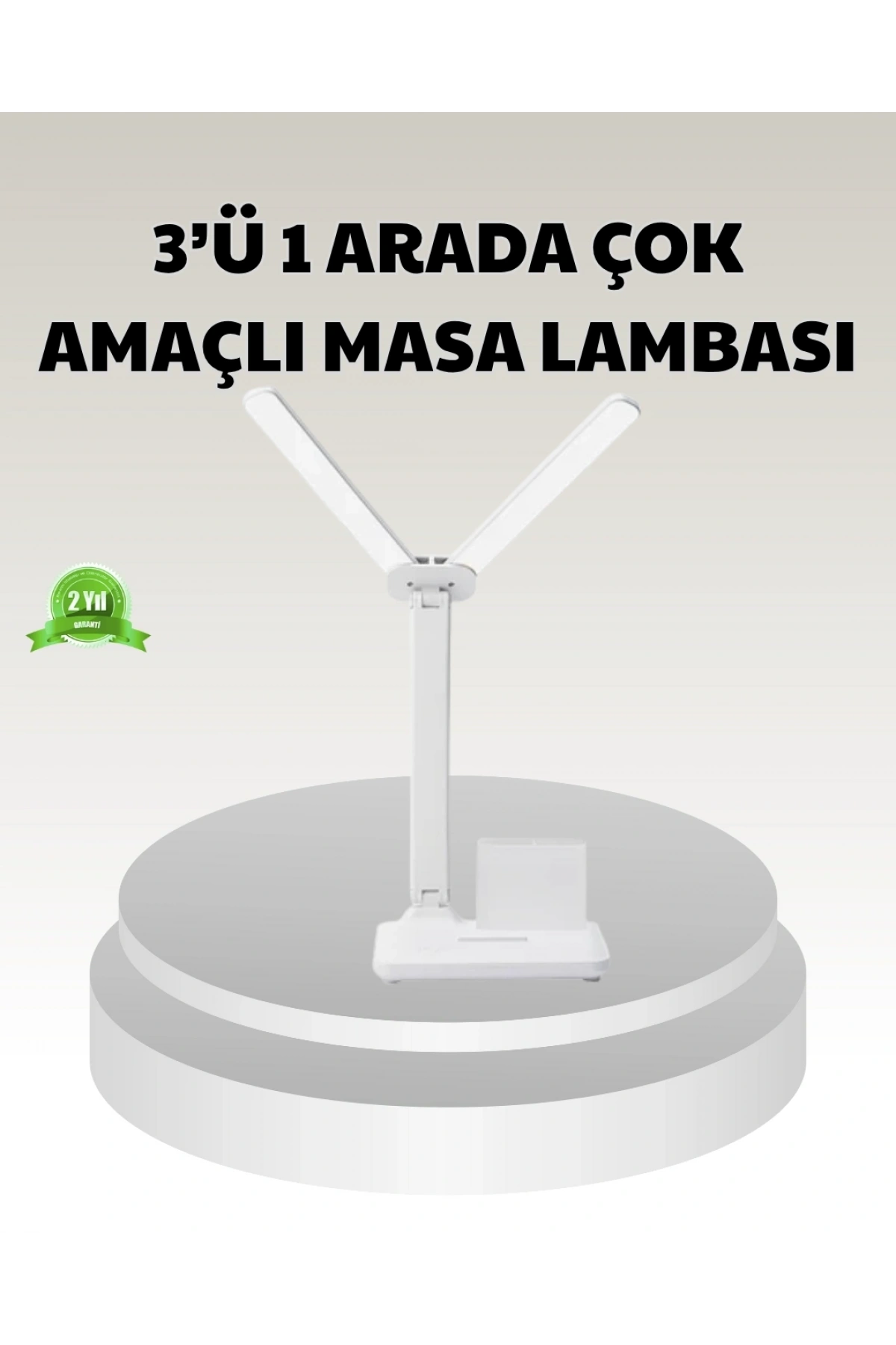 LED Işıklı Masa Lambası – Göz Yormayan, Kısılabilir ve Esnek Başlıklı