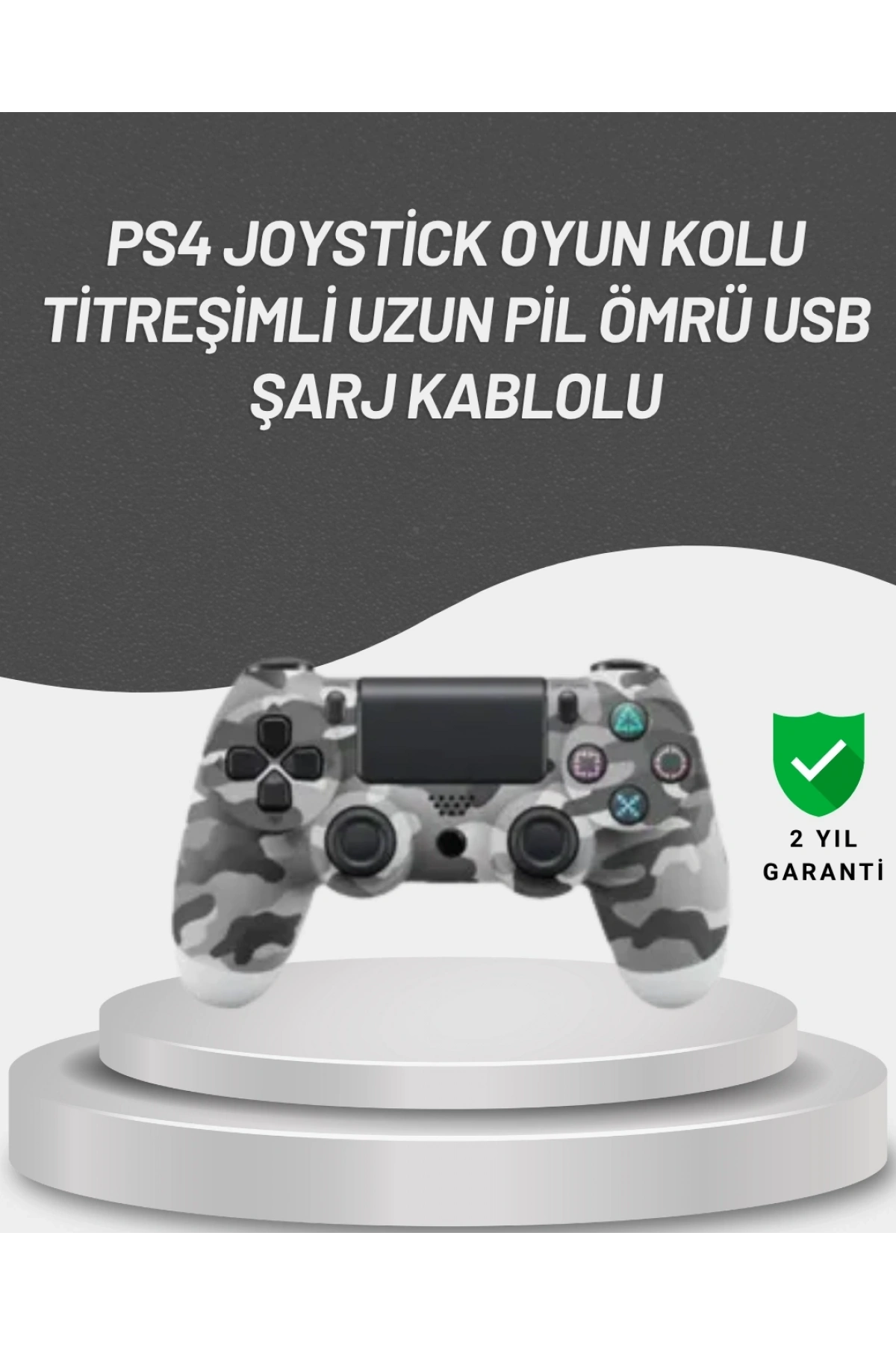 LED Işıklı Oyun Kolu – Durum Göstergeli Şık Tasarım