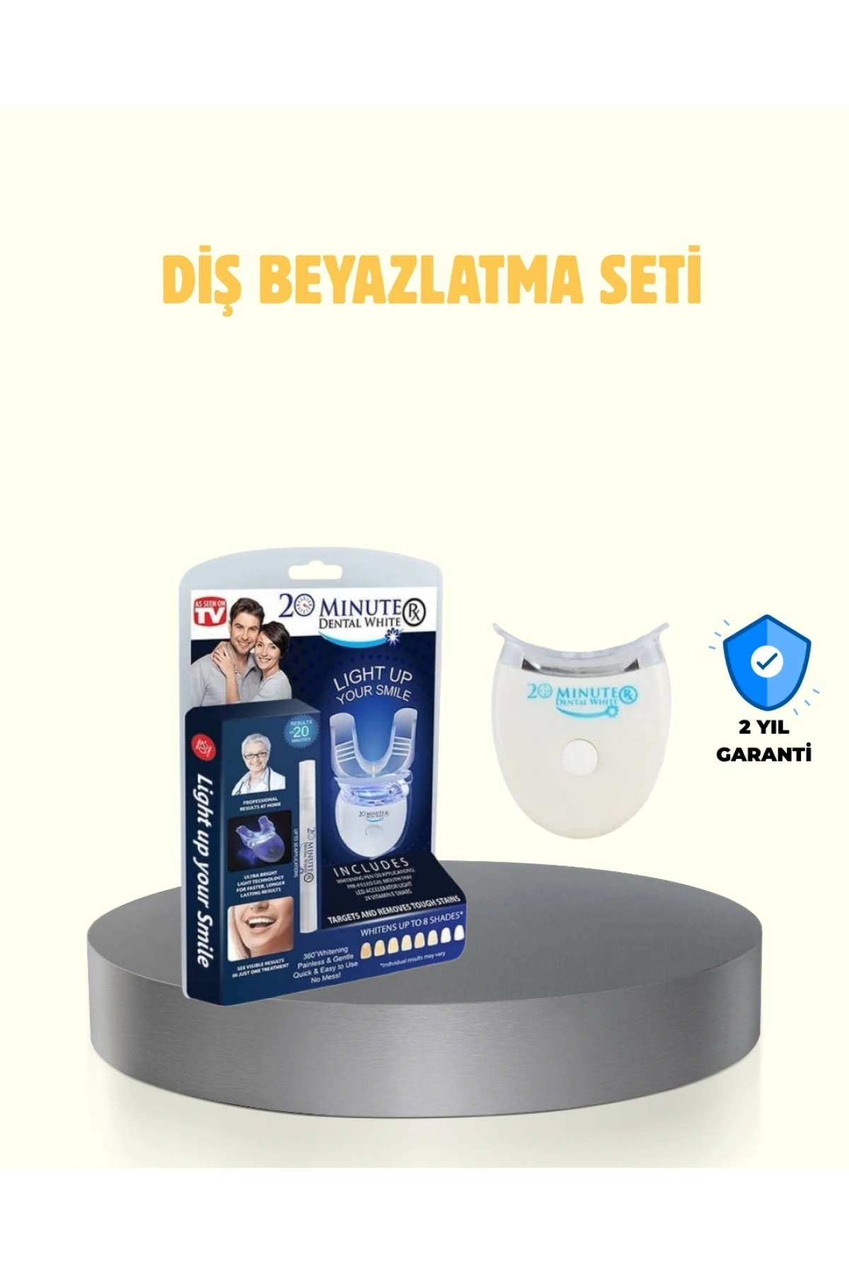 LED Işıklı Profesyonel Diş Beyazlatma Seti