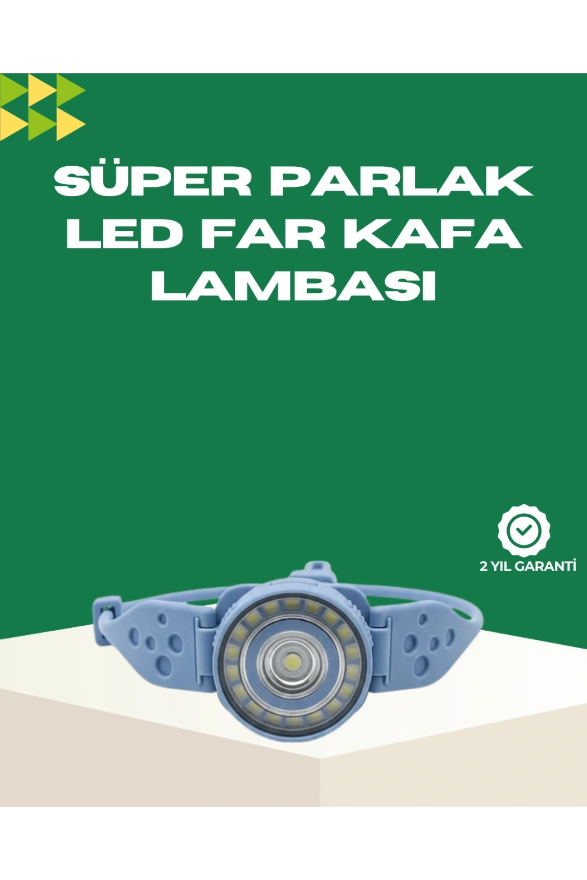 LED Kafa Lambası Kamp Yürüyüş ve Gece Kullanımı İçin