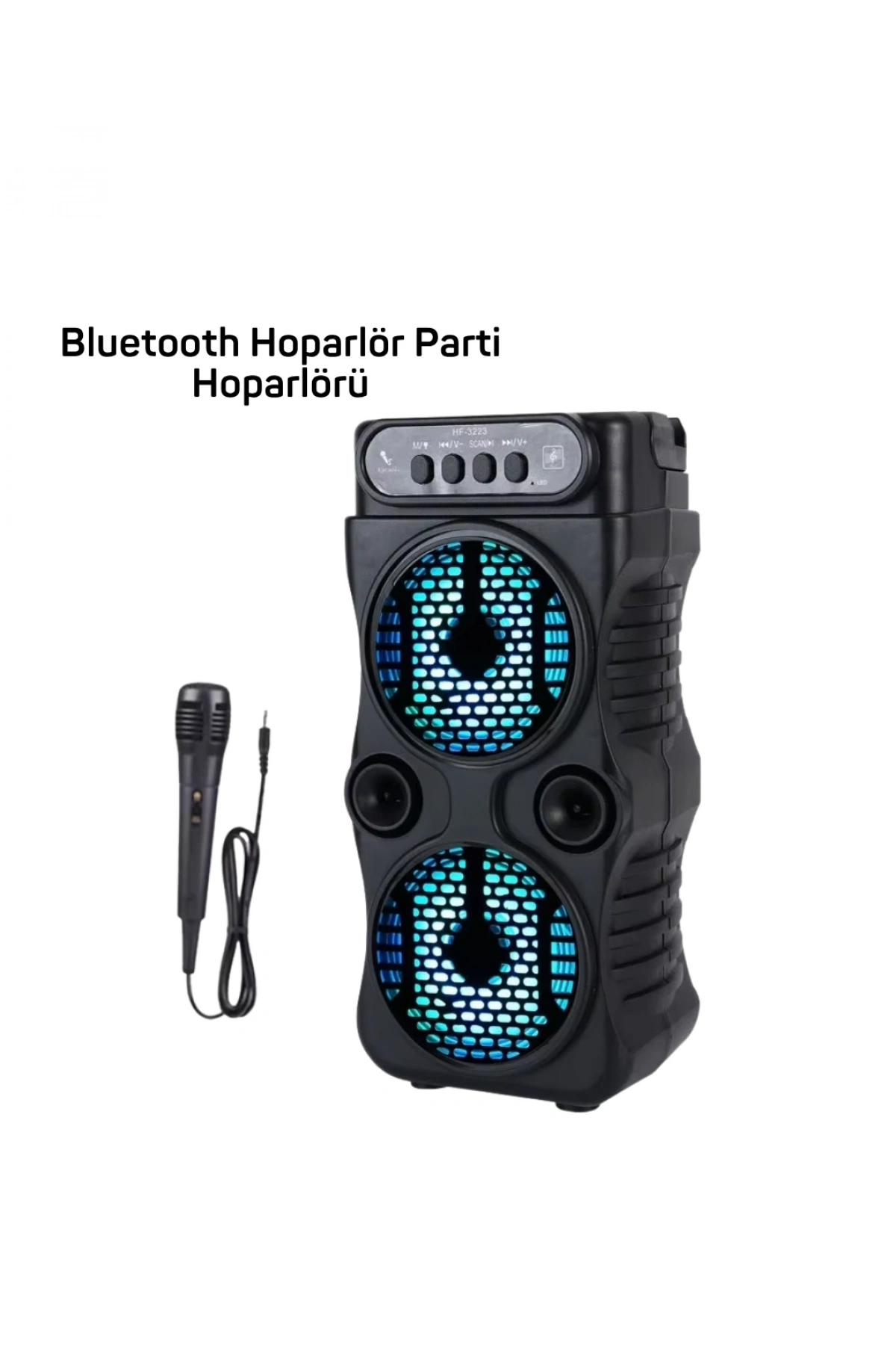 LED Parti Işıklı Bluetooth Hoparlör