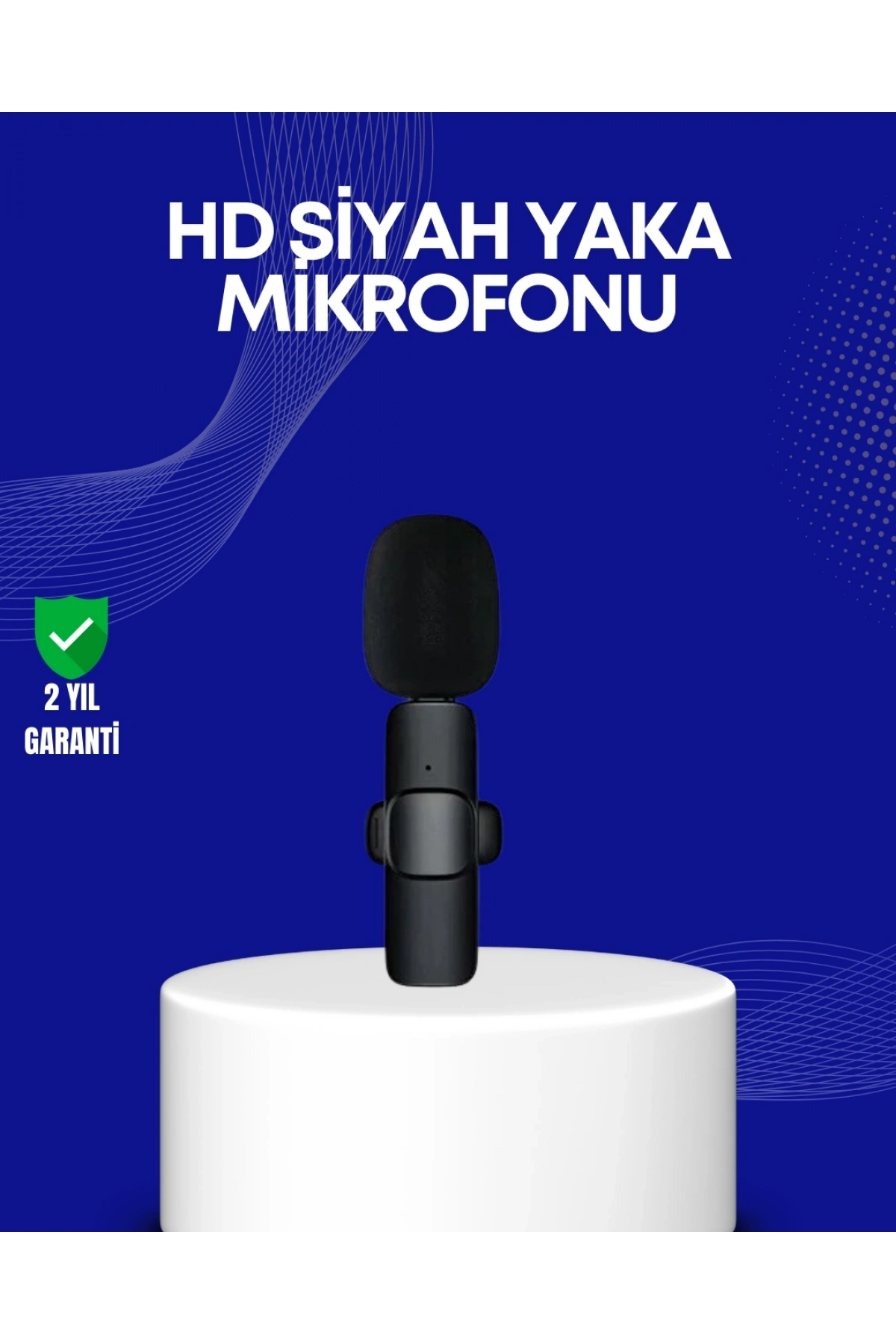 Lightning Girişli 2’li Kablosuz Yaka Mikrofonu Çift Kişilik Kayıt