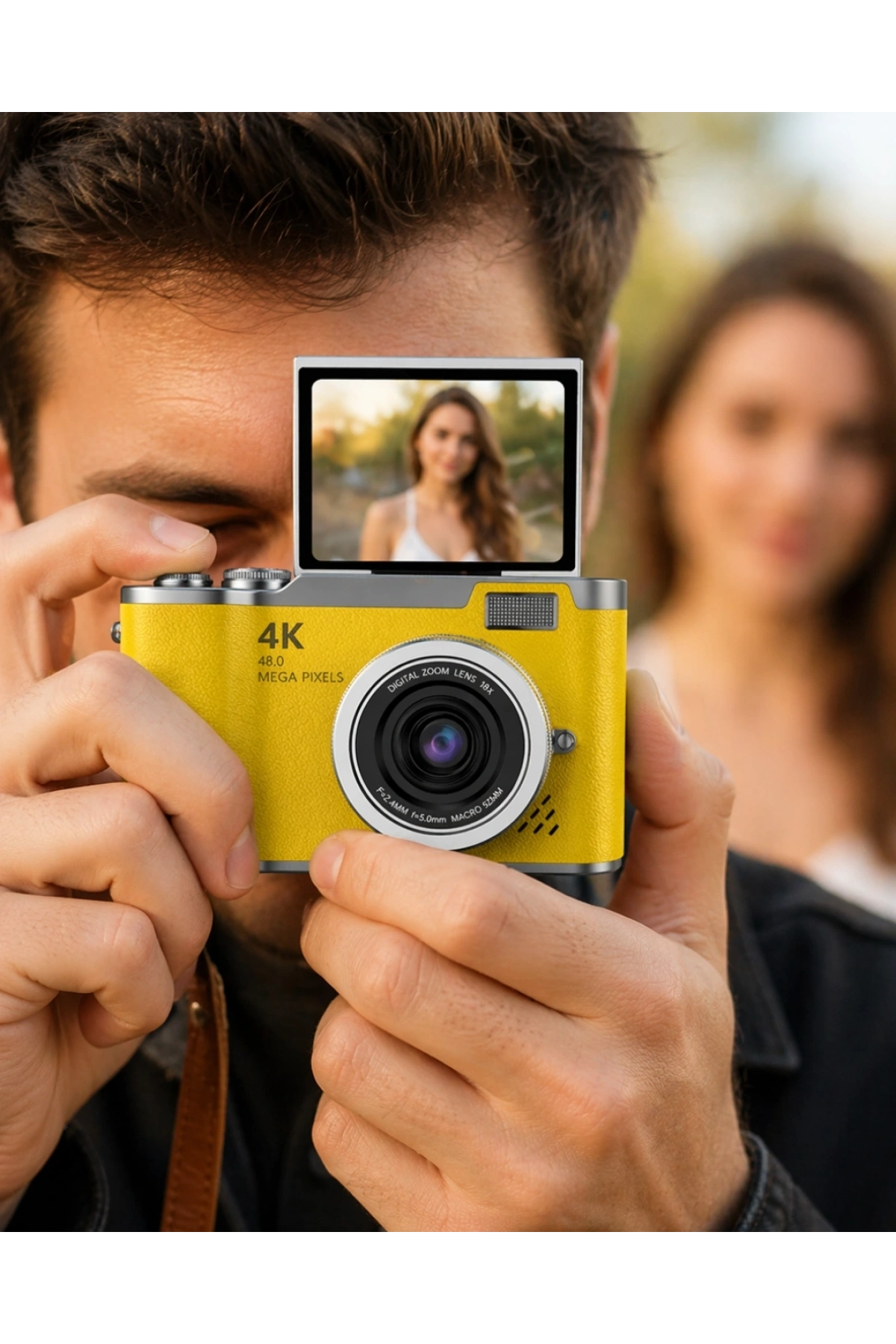 LK007 FOTOĞRAF MAKİNESİ SARI