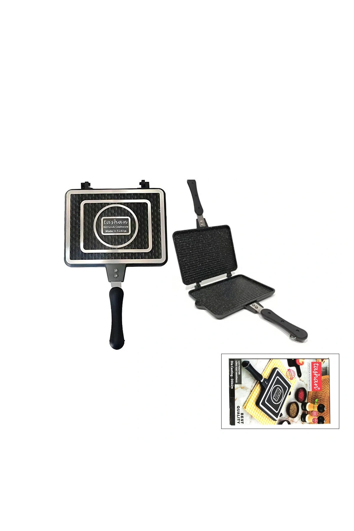 LÜX EMZİKLİ İÇ DIŞ GRANİT TOST MAKİNASI TR-34-098760 (5047)