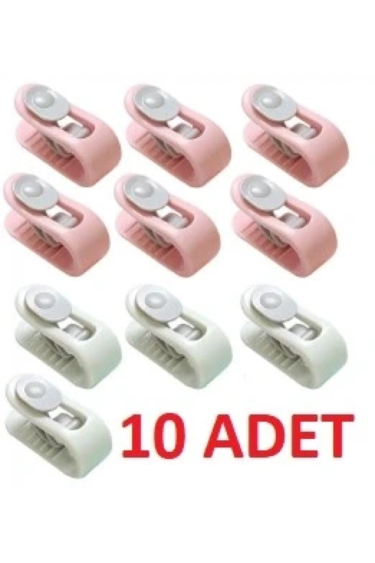 Mandallı Yorgan Sabitleme Klipsi 10 Adet (5047)
