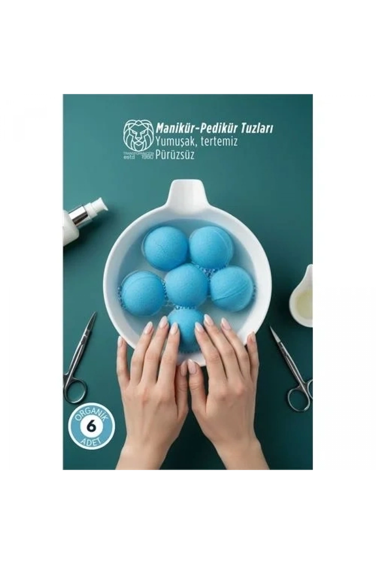 Manikür Pedikür Topu Manikür Bombası 6 Adet 300 Gram 721279