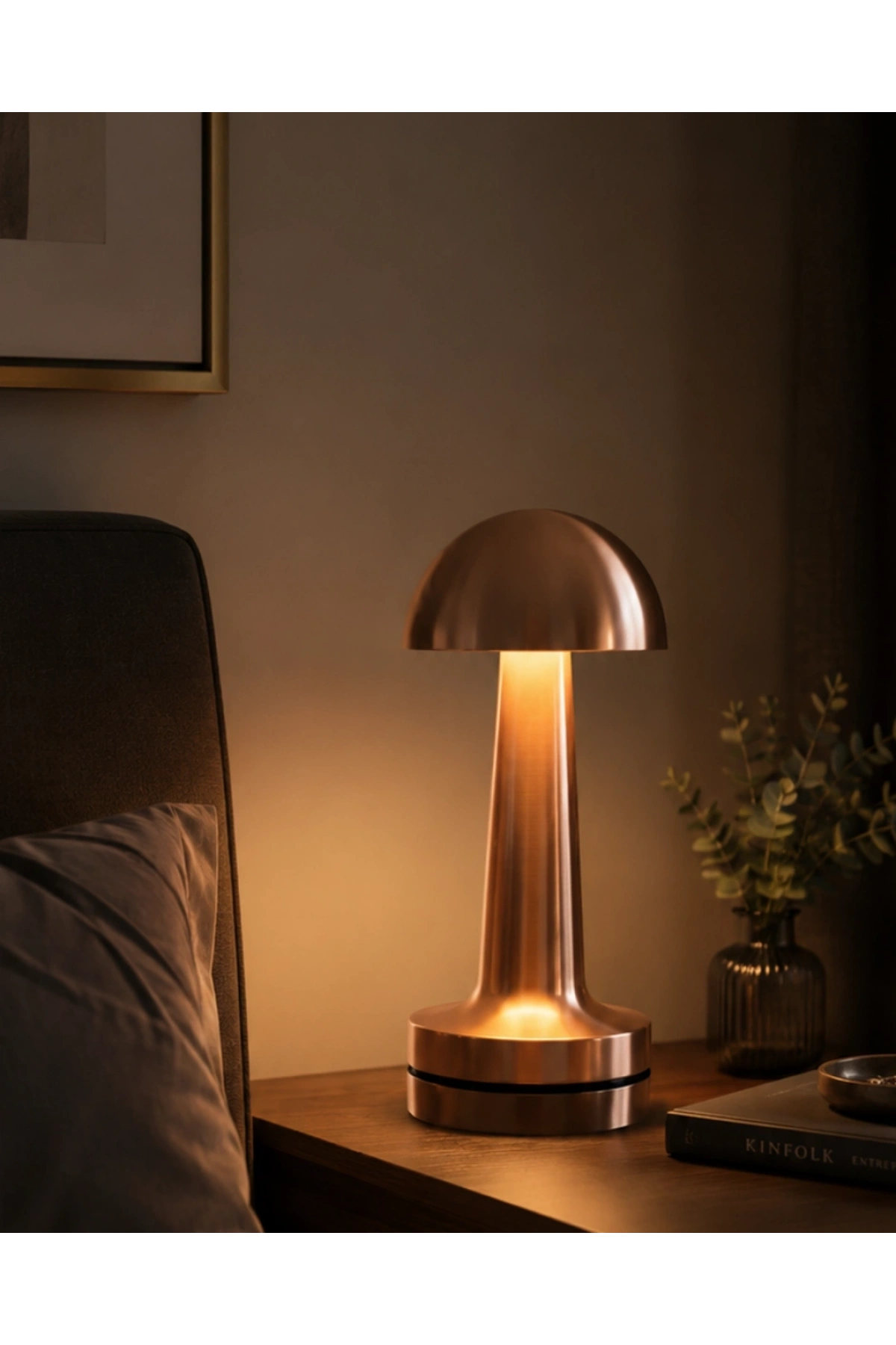 Mantar Masa Lambası Dokunmatik LED Gece Lambası