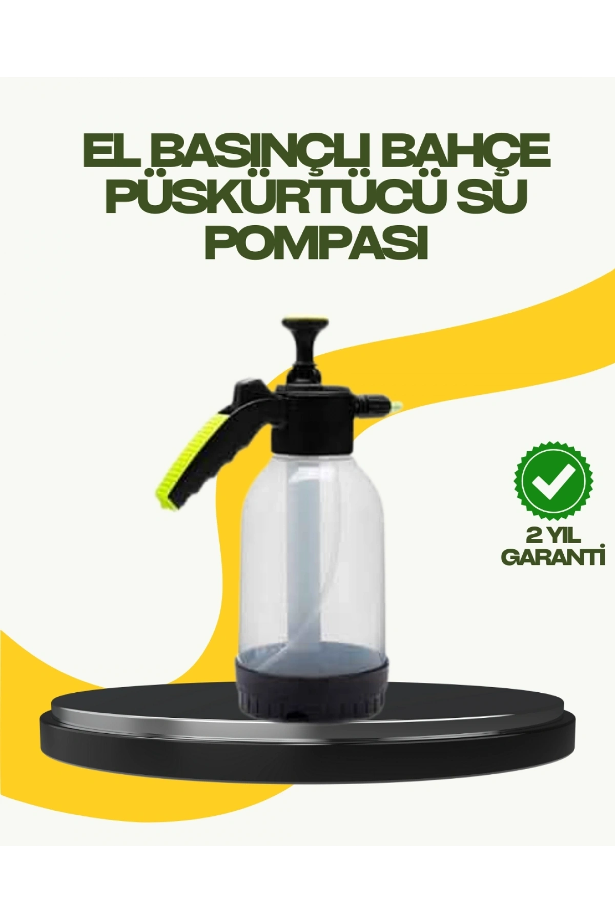 Manuel Basınçlı Köpük Püskürtücü Ayarlanabilir Nozullu 2 Litre Araba Yıkama