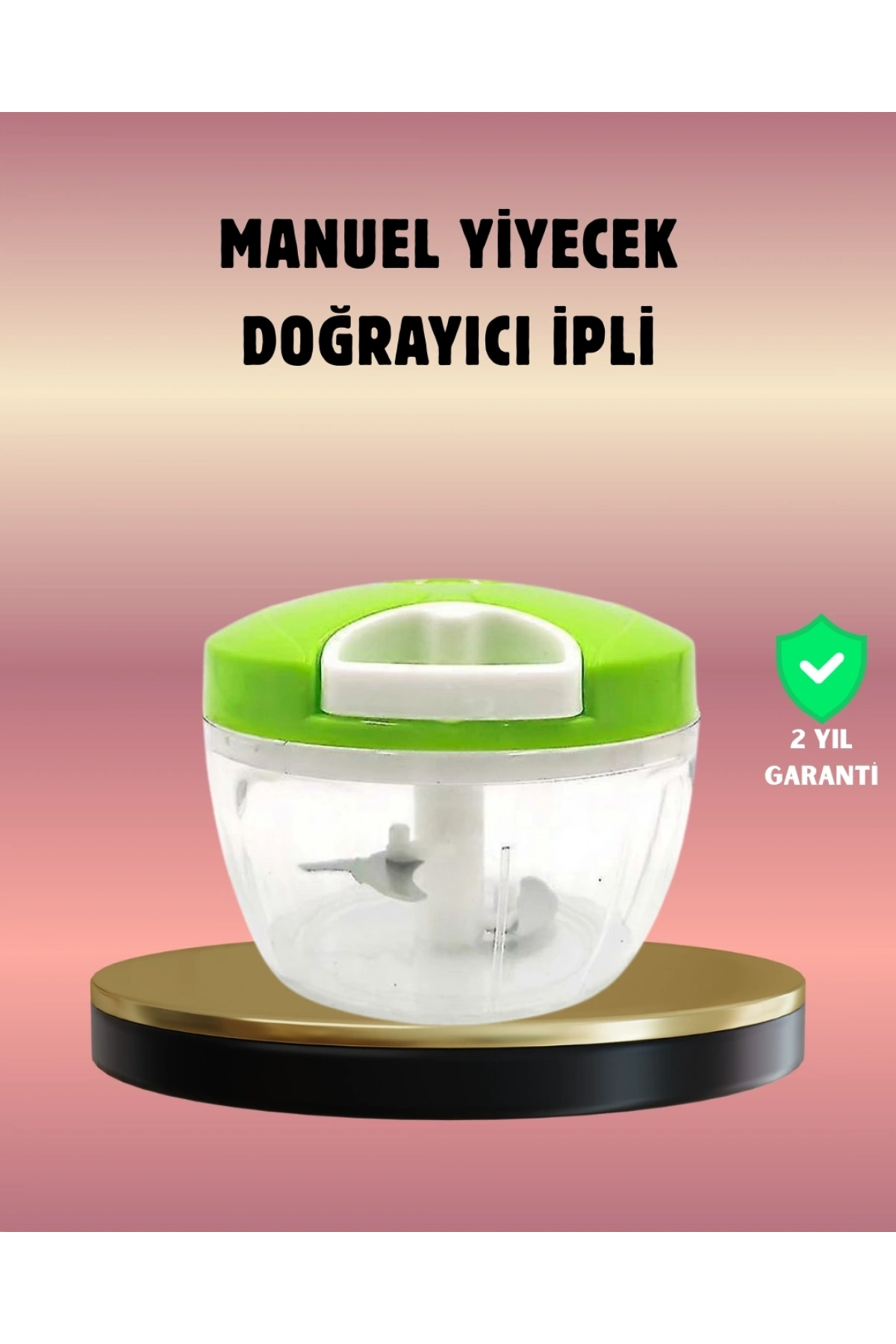 Manuel Mutfak Doğrayıcısı Kolay Temizlenebilir
