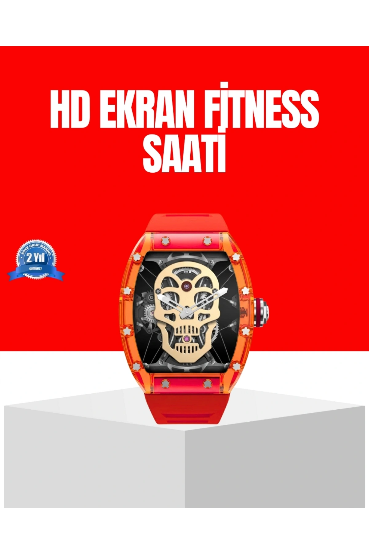 Manyetik Şarjlı Akıllı Saat iOS Android Uyumlu