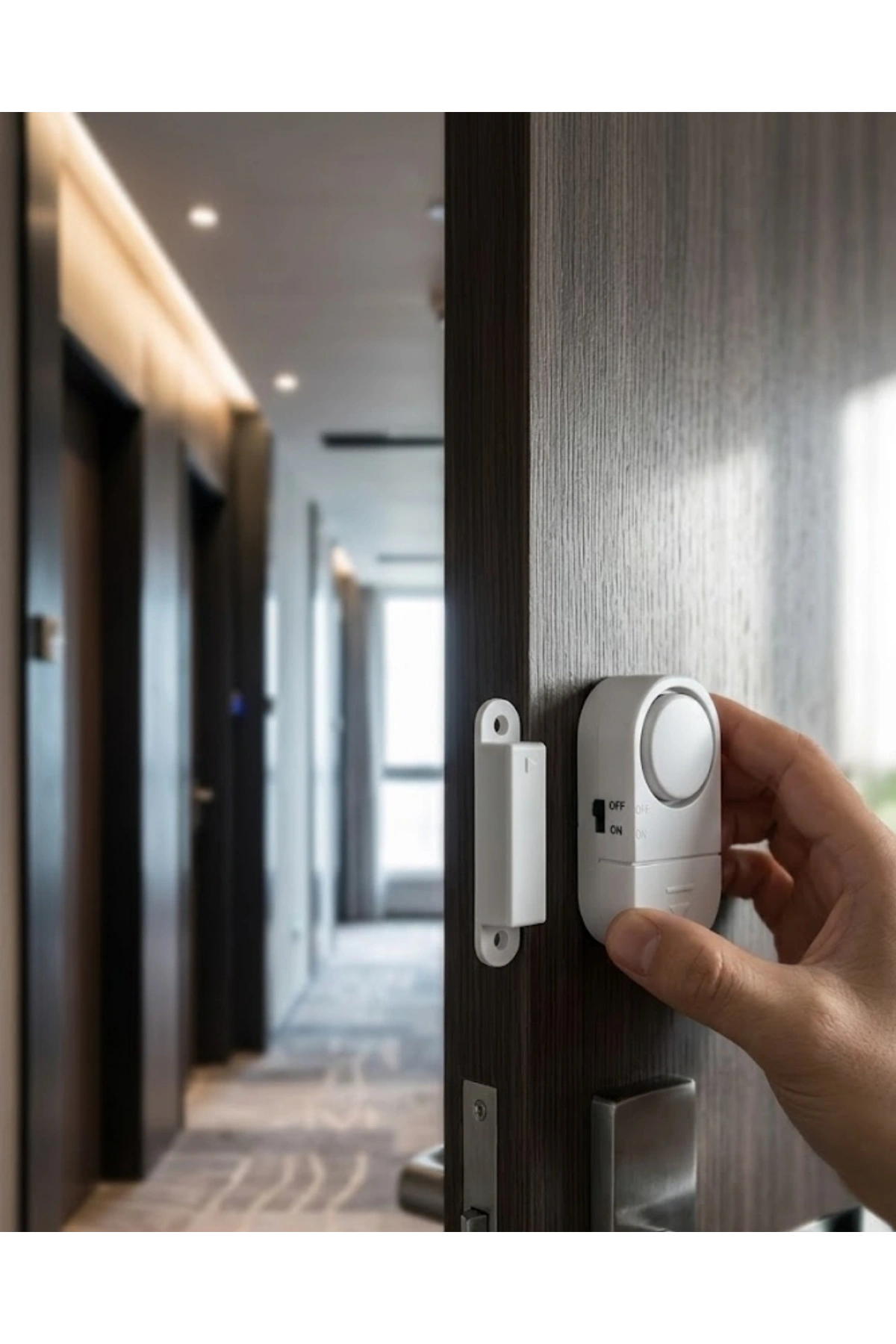 Manyetik Sensörlü Alarm Kapı Pencere İçin 90 dB Güçlü Sesli Uyarı Sistemi