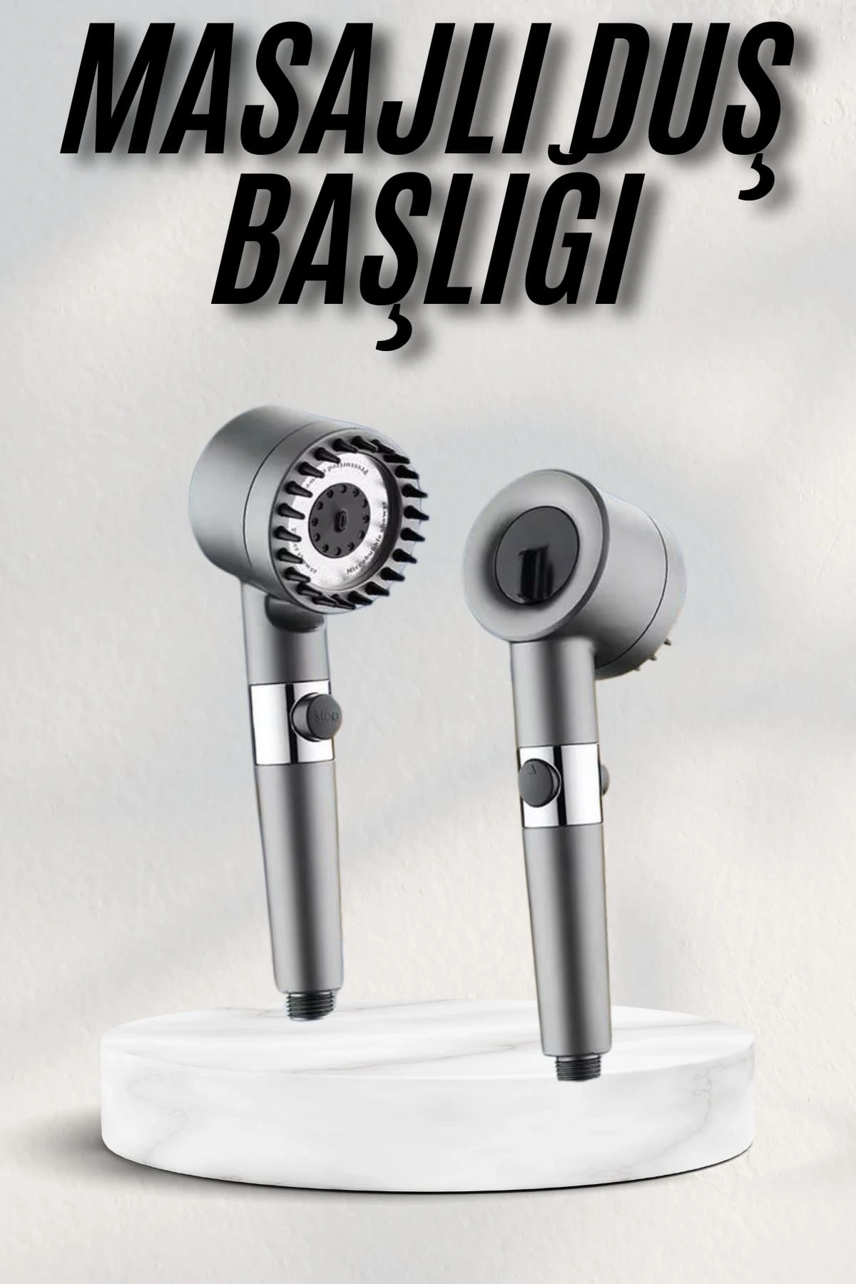 Masaj Etkili Turbolu Çok Fonksiyonlu Filtreli Duş Başlığı Yeni Nesil
