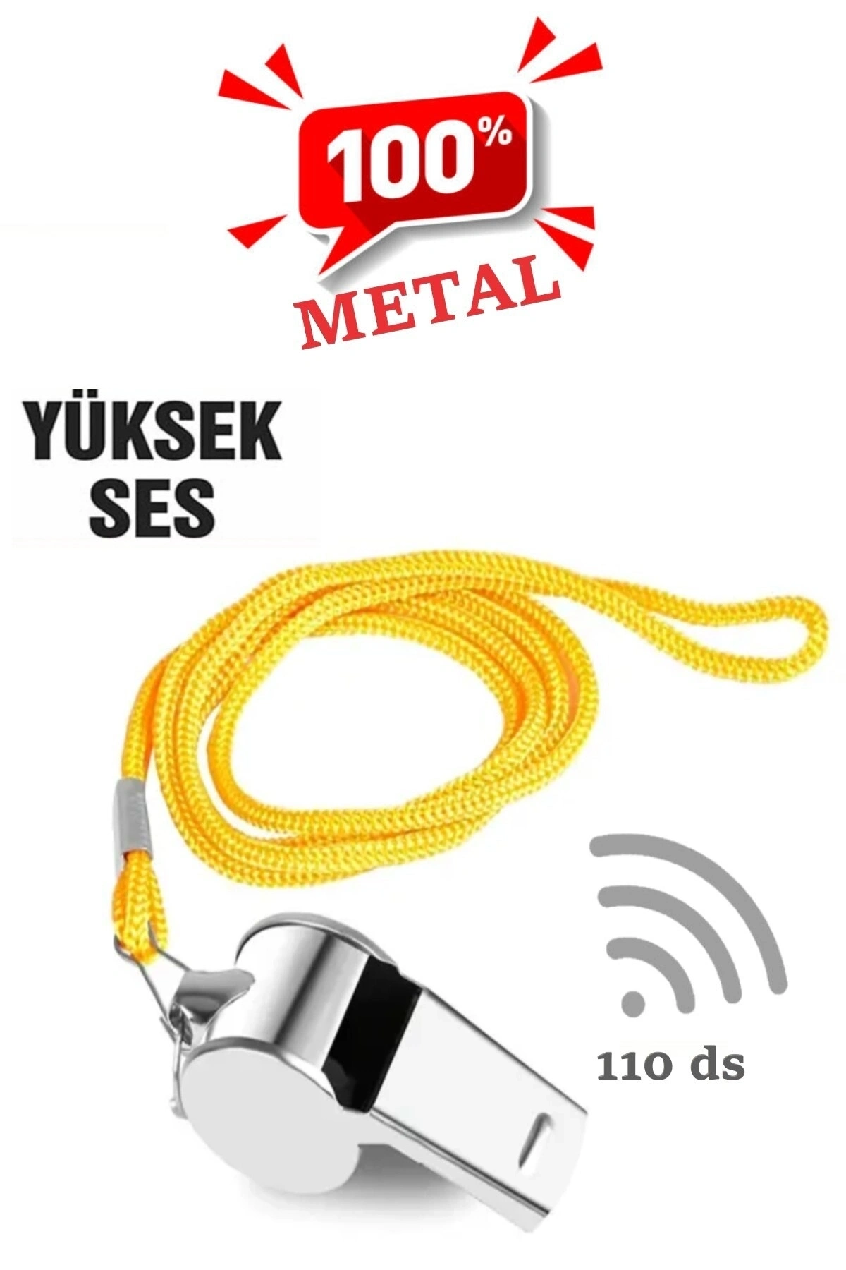 METAL DÜDÜK - 110 DESİBEL (5047)