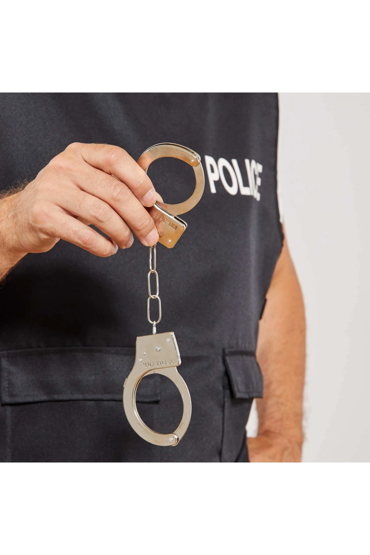 Metal Malzemeden İmal Anahtarlı Oyuncak  Kelepçesi (5047)