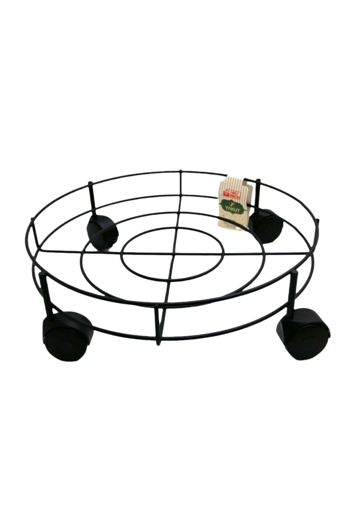 METAL - SİYAH TÜP ÇEK DAMACANA ALTLIK (5047)