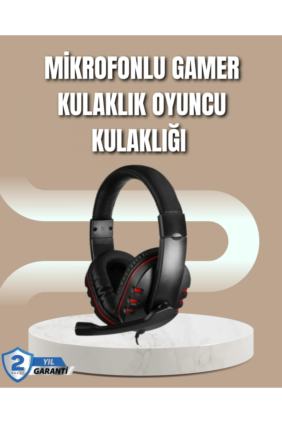 Mikrofonlu Oyun Kulaklığı – Mavi Işıklı, Uzun Süre Konforlu Kullanım