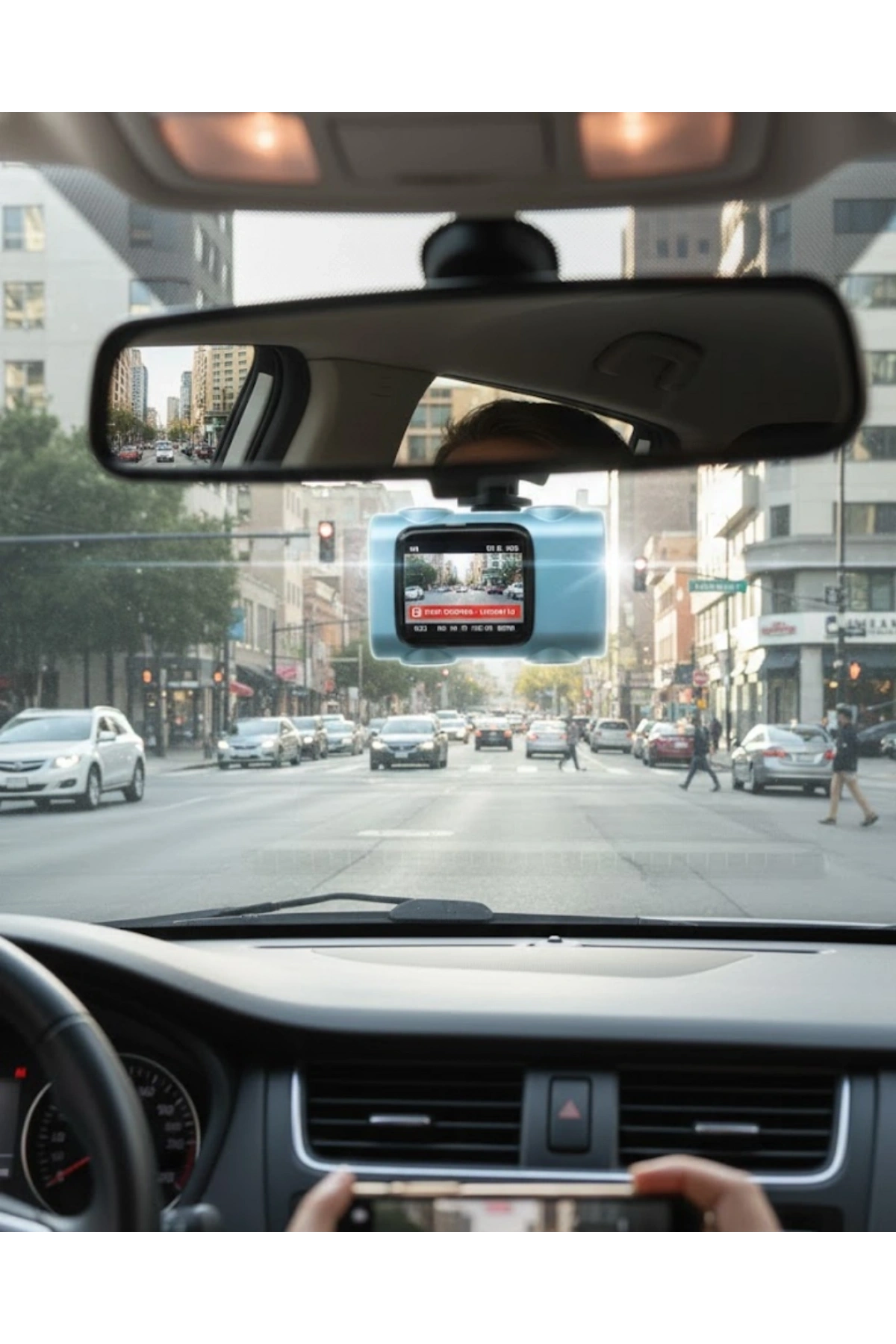 Mini Araç İçi Kamera Sürekli Kayıt Geniş Açılı