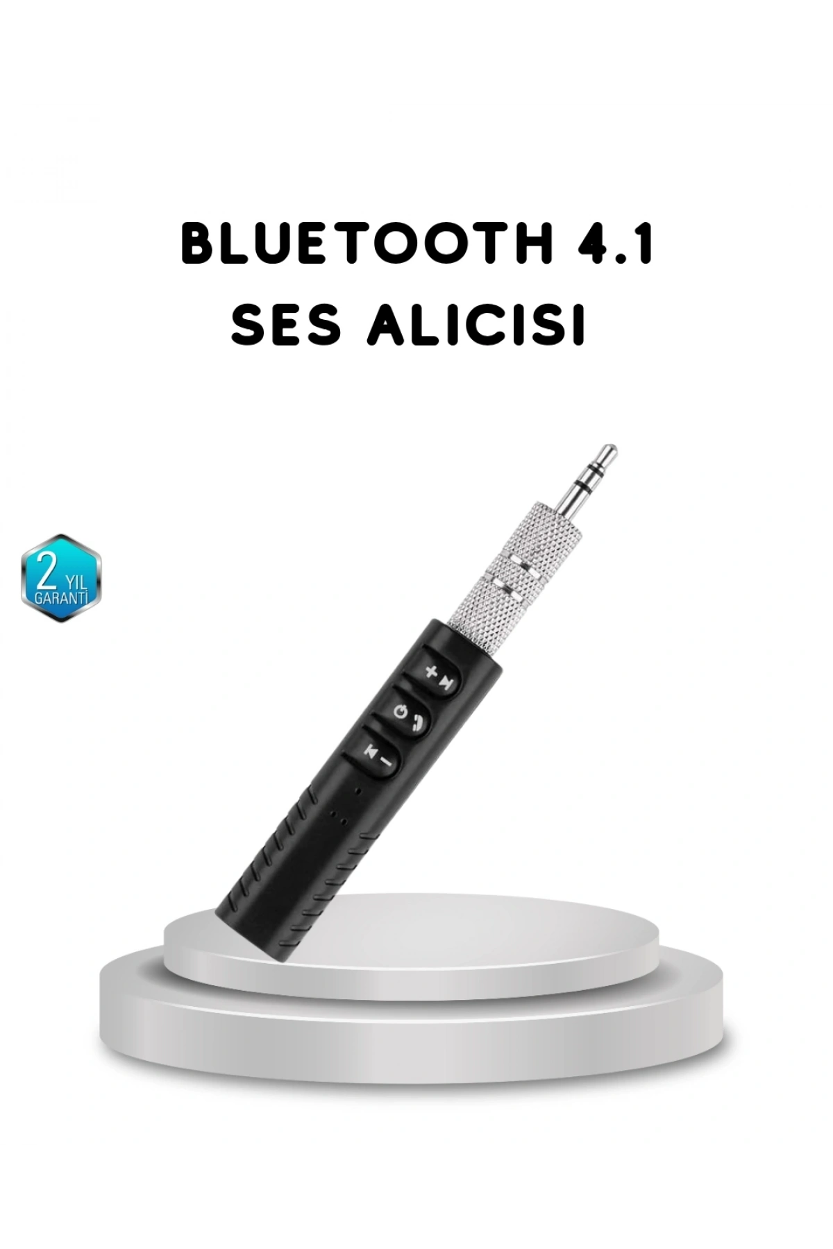 Mini Bluetooth Ses Alıcısı 3.5mm Girişli Kablosuz Müzik Adaptörü