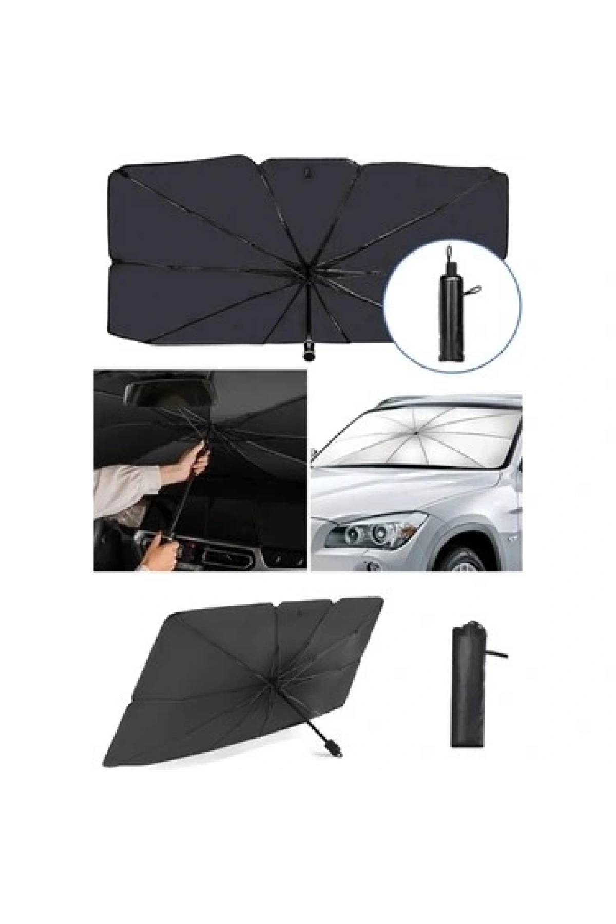 Mini Cooper, Fiat 500, Smart Fortwo, Hyundai i10, Kia Picanto Uyumlu Oto Şemsiye