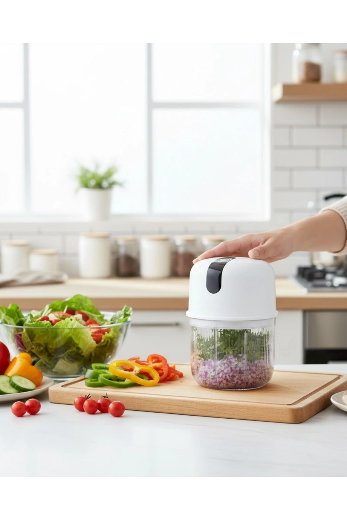 Mini Mutfak Robotu Sarımsak ve Sebze Doğrayıcı