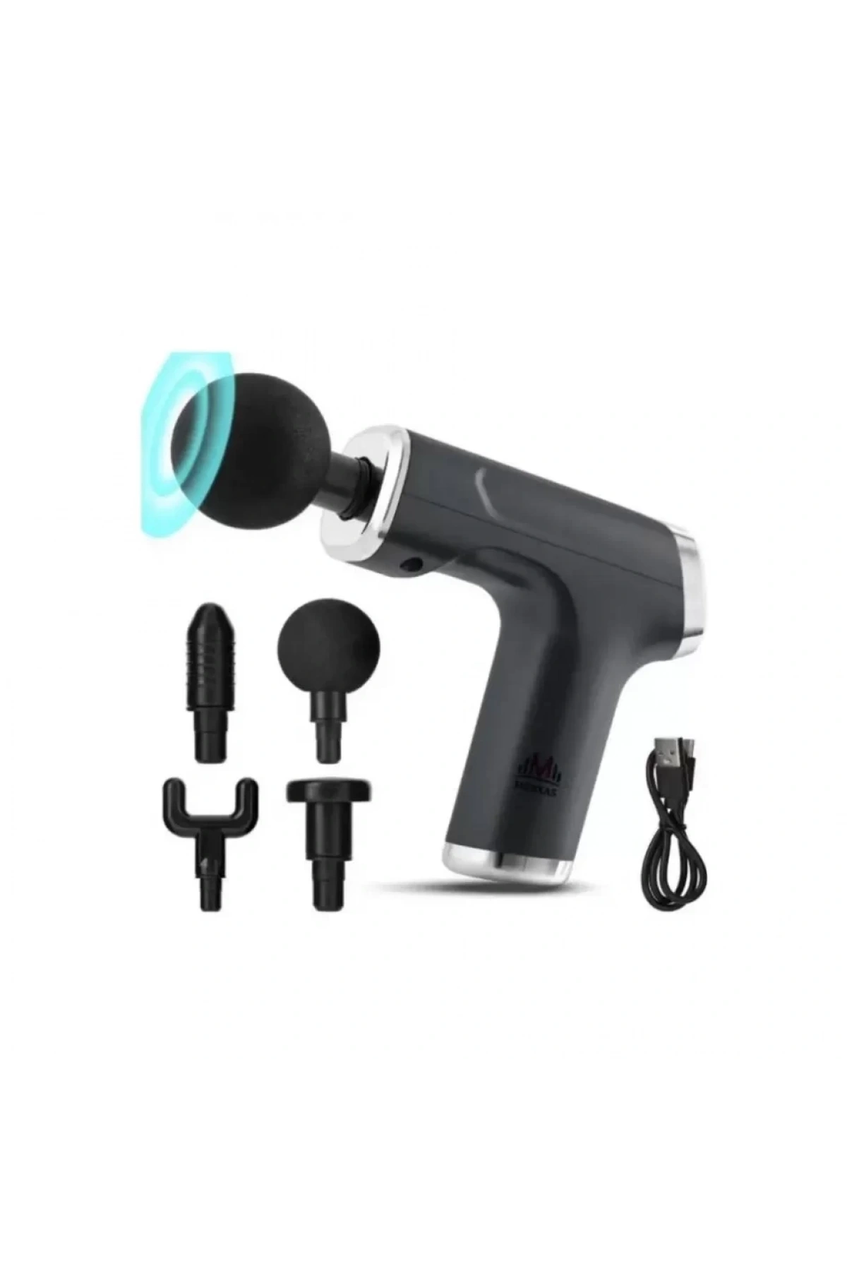Mini Profesyonel Şarjlı Masaj Aleti 4 Başlıklı KH-800 (5047)