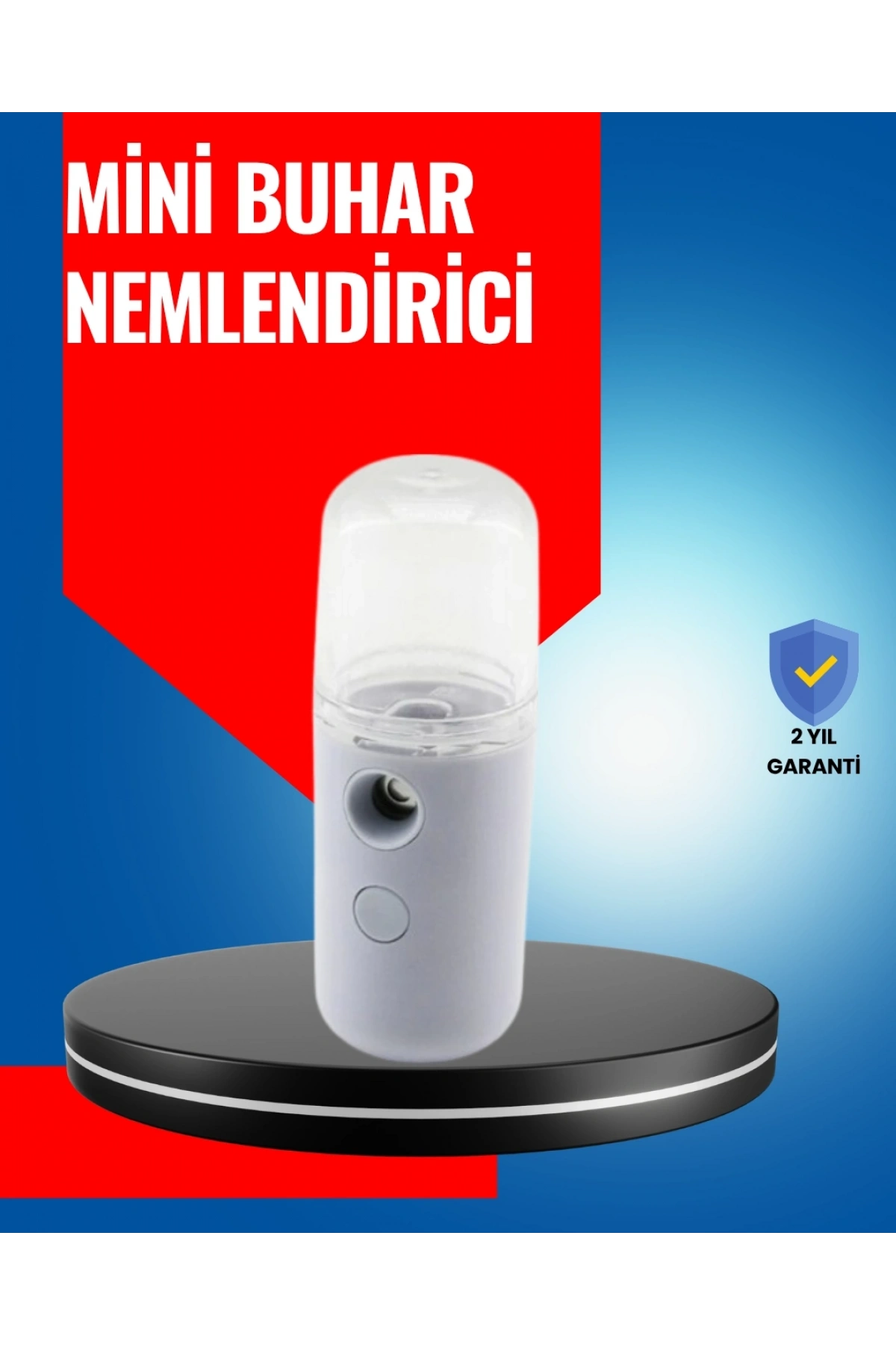 Mini Şarjlı Buhar Nemlendirici – Taşınabilir, Enerji Tasarruflu, Kablosuz Kullanım