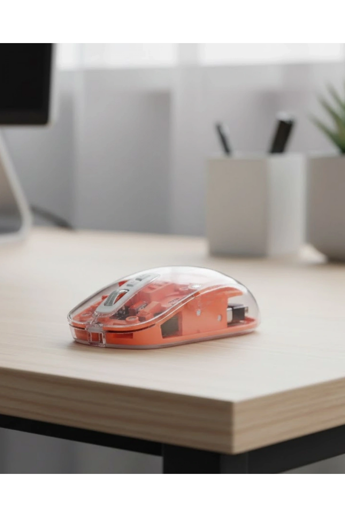 Minimal Tasarımlı Kablosuz Mouse Günlük ve Ofis Kullanımı