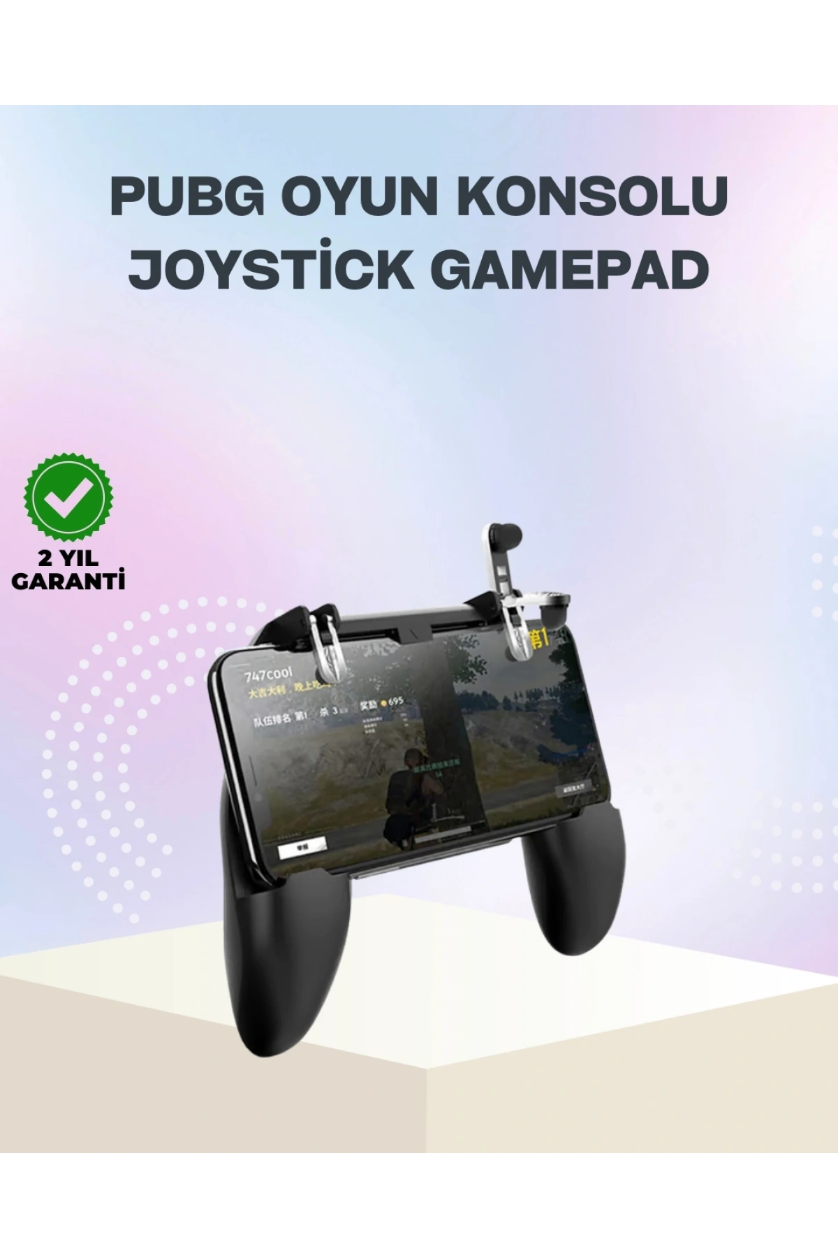 Mobil Oyunlar İçin Joystickli Ergonomik Gamepad Kontrol Cihazı
